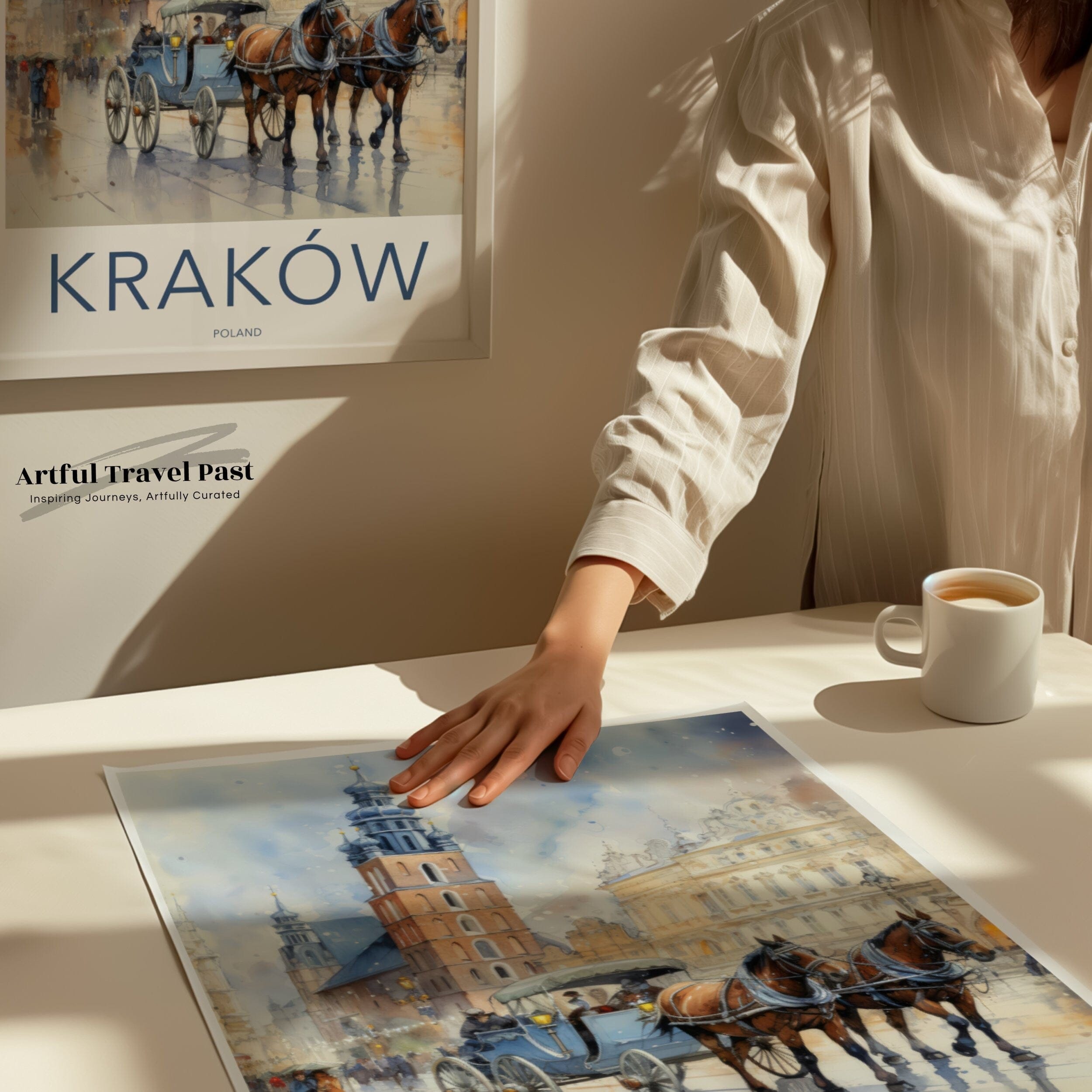Kraków Poster - Poland Wall Art