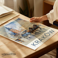 Kraków Poster - Poland Wall Art
