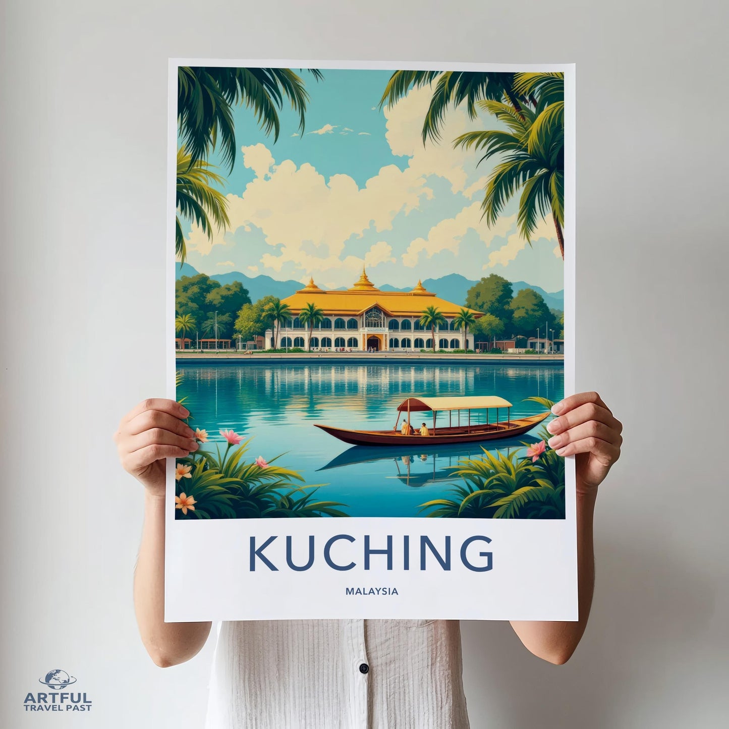 Kuching Poster - Malaysia Wall Art