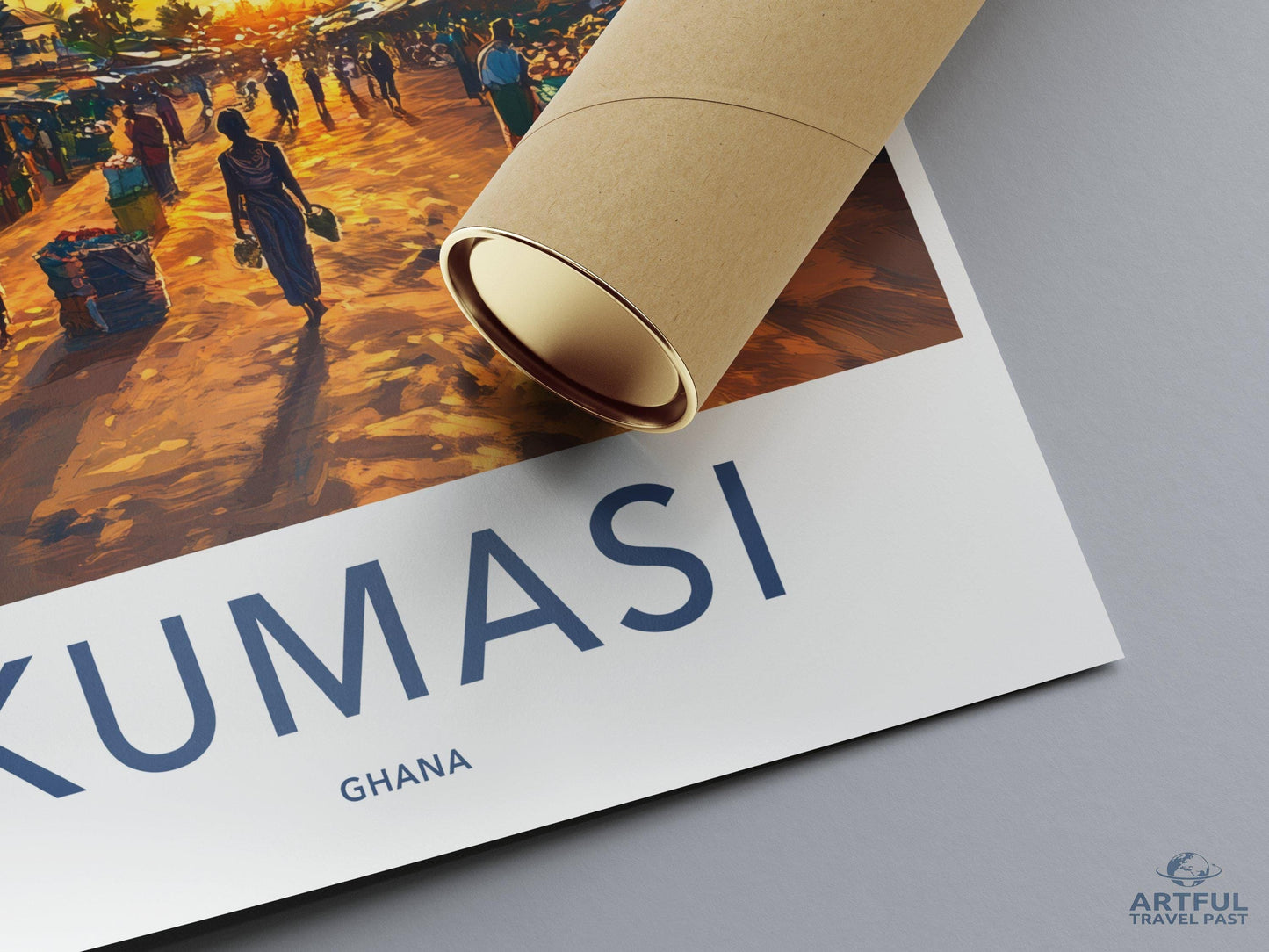 Kumasi Poster - Ghana Wall Art