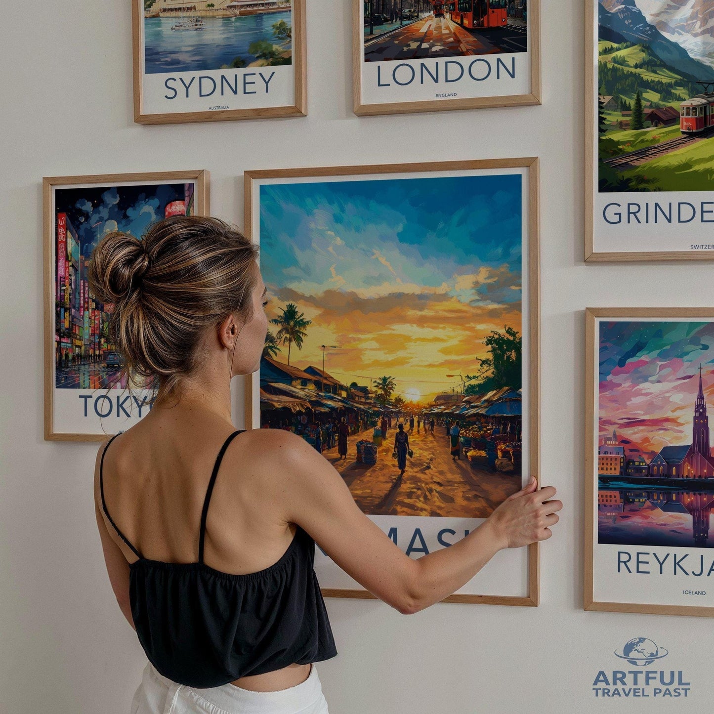Kumasi Poster - Ghana Wall Art