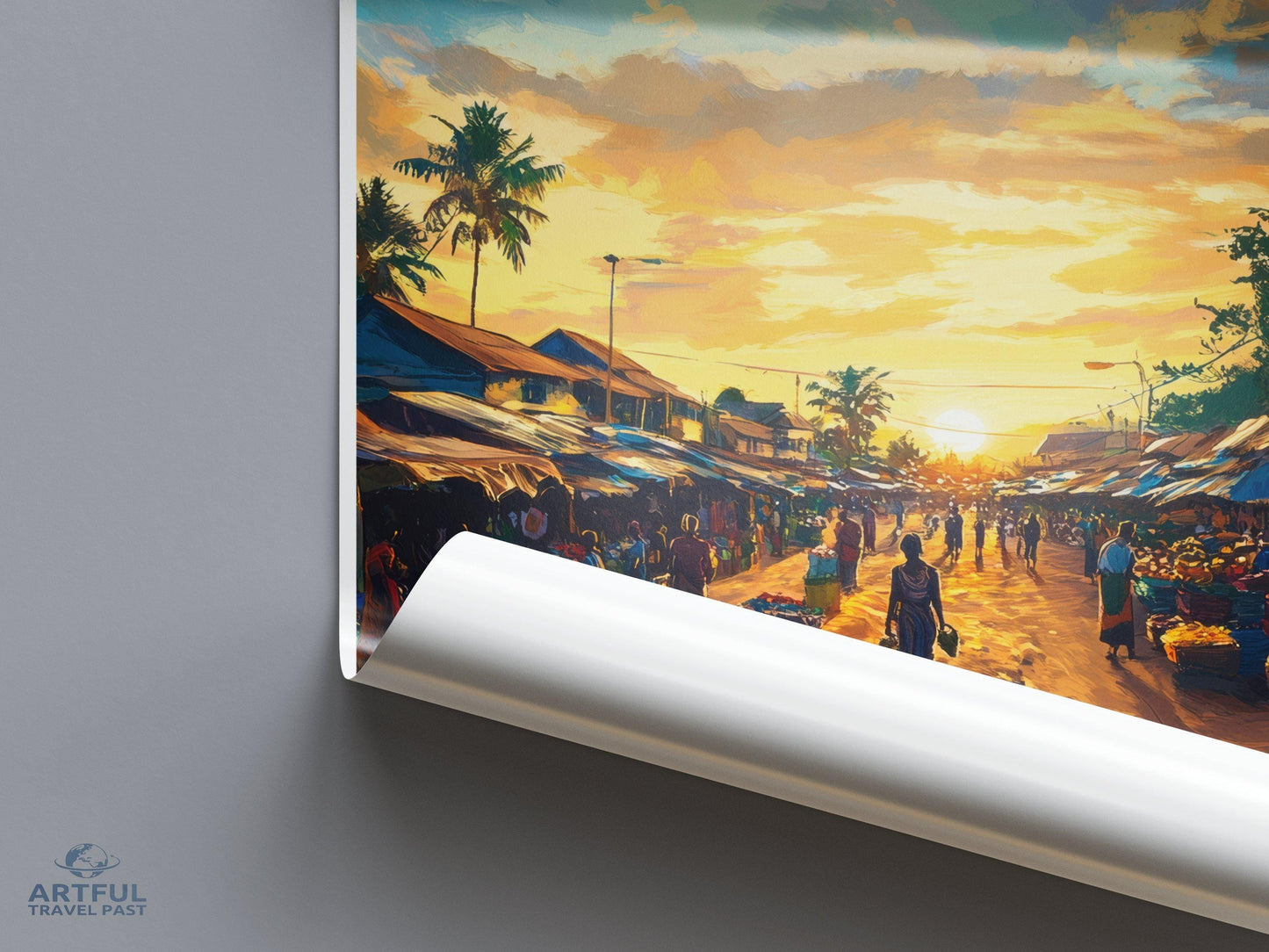 Kumasi Poster - Ghana Wall Art