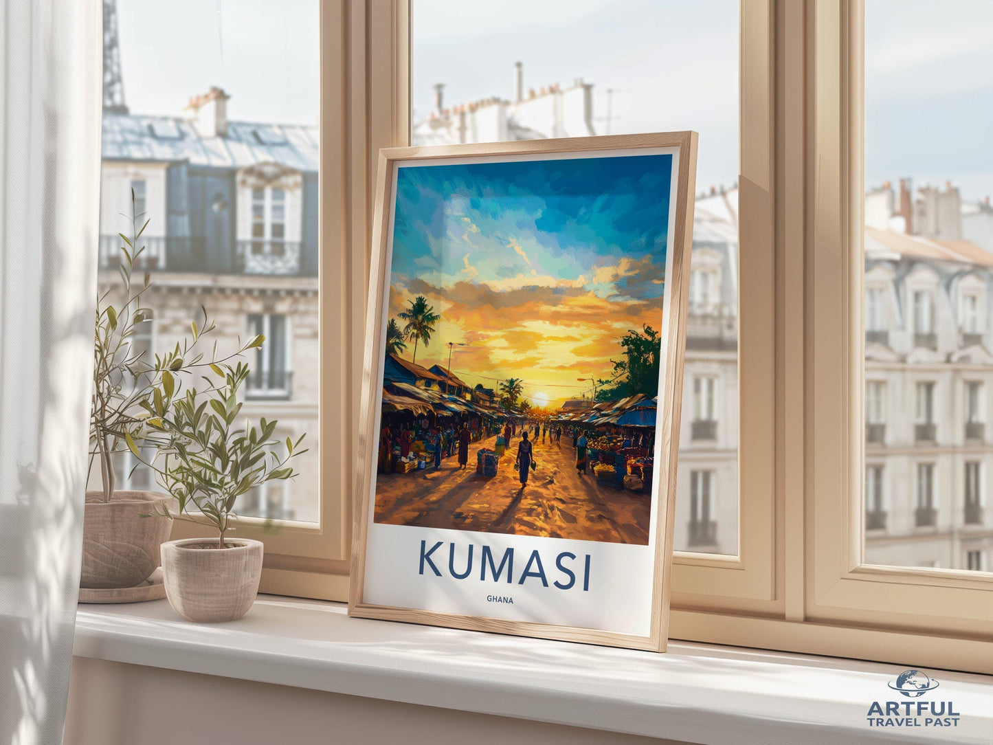 Kumasi Poster - Ghana Wall Art