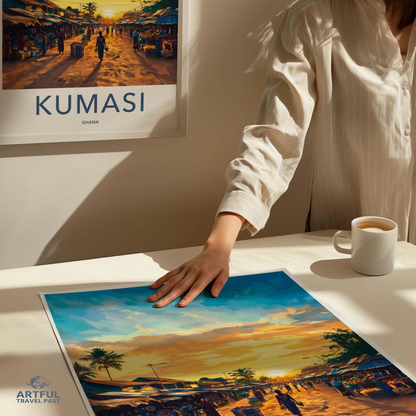 Kumasi Poster - Ghana Wall Art
