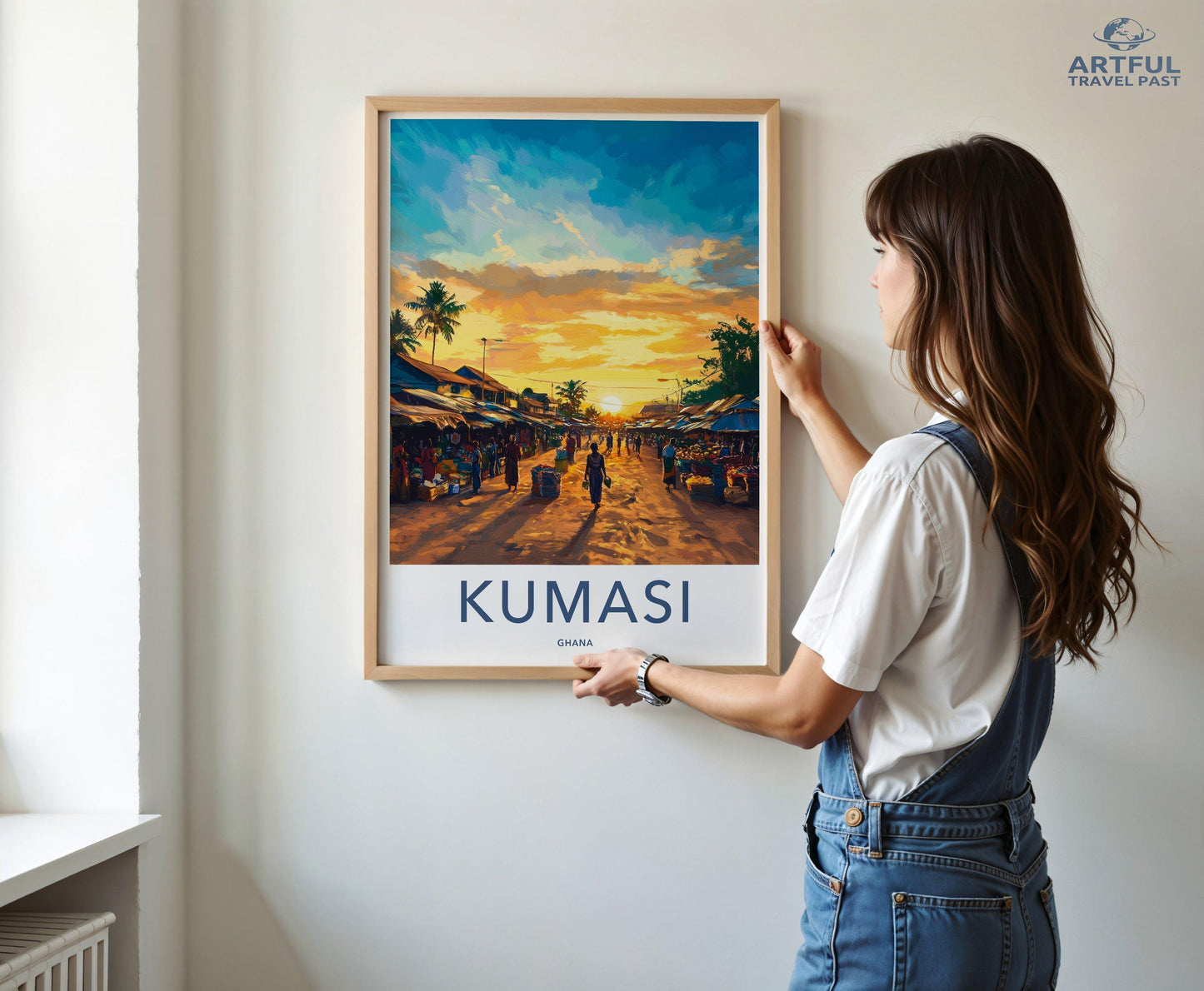 Kumasi Poster - Ghana Wall Art