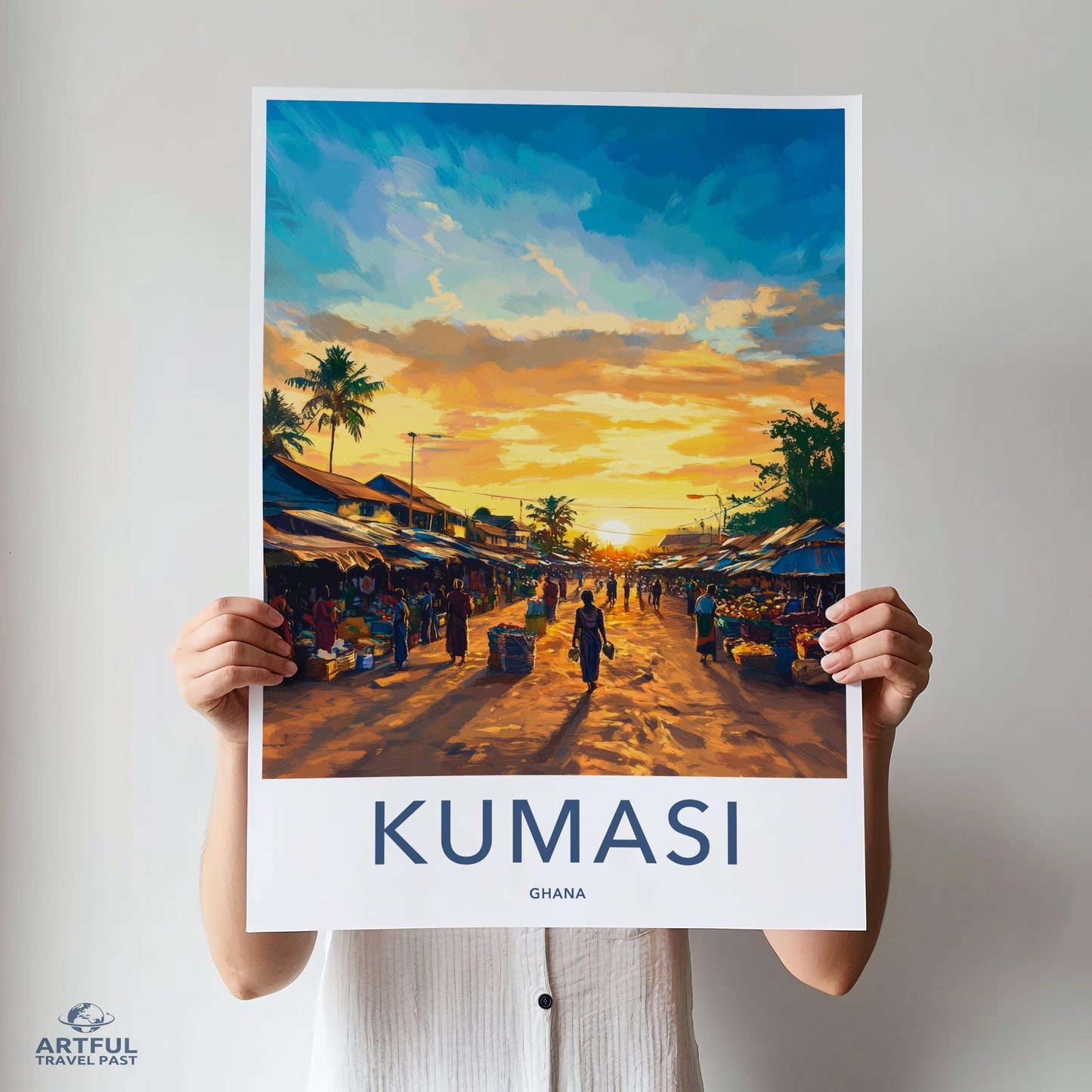Kumasi Poster - Ghana Wall Art