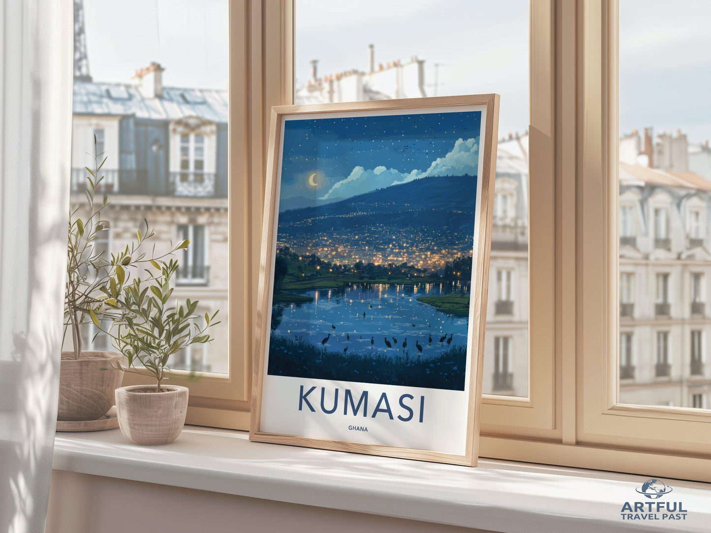 Kumasi Poster - Ghana Wall Art