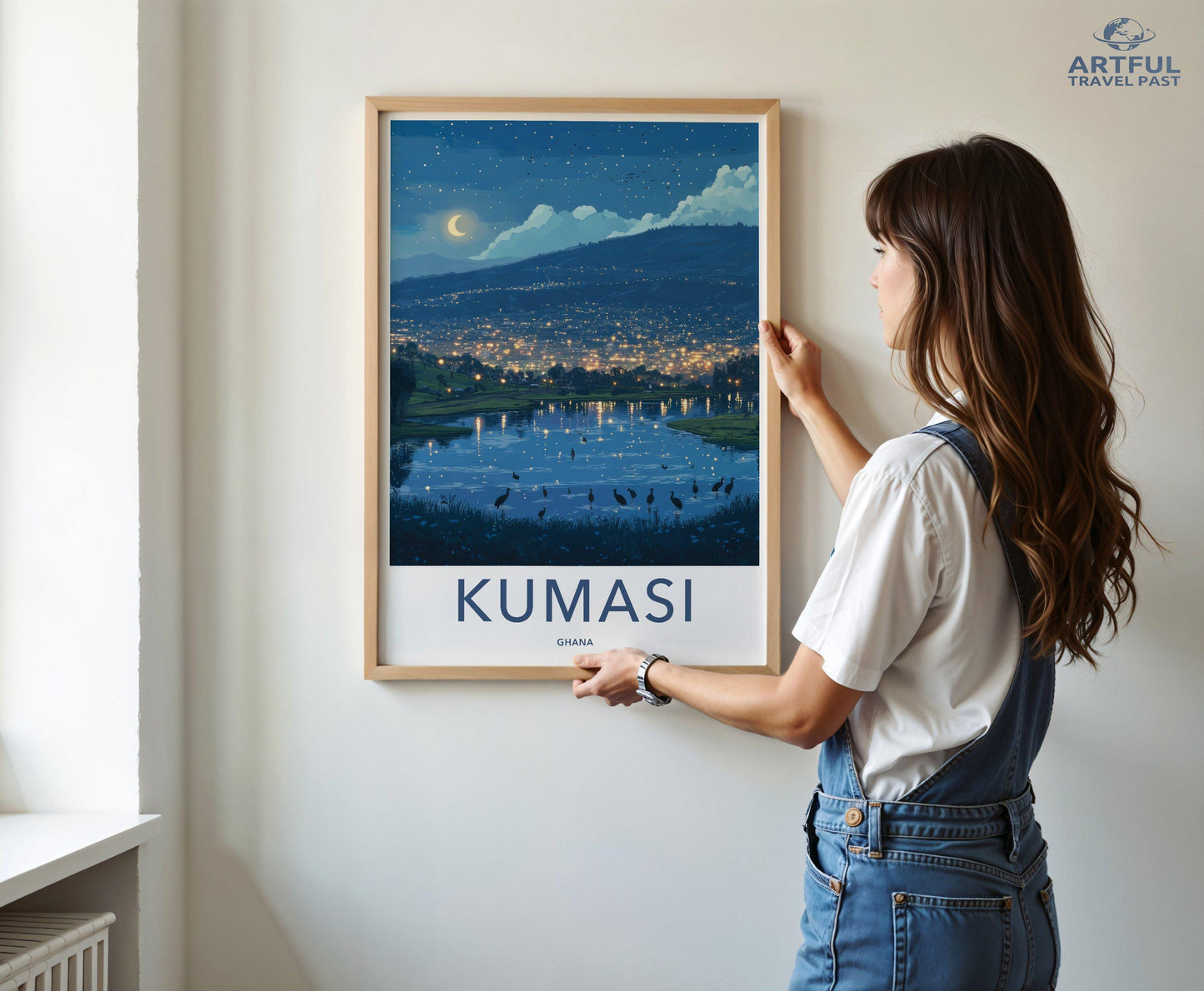 Kumasi Poster - Ghana Wall Art