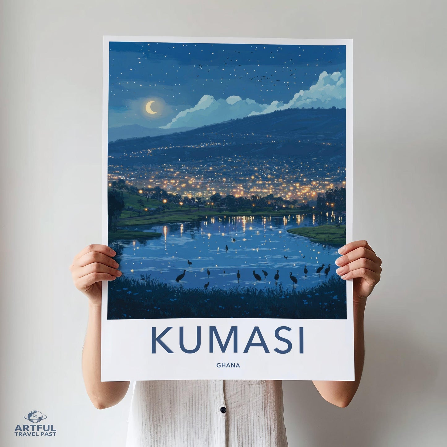 Kumasi Poster - Ghana Wall Art