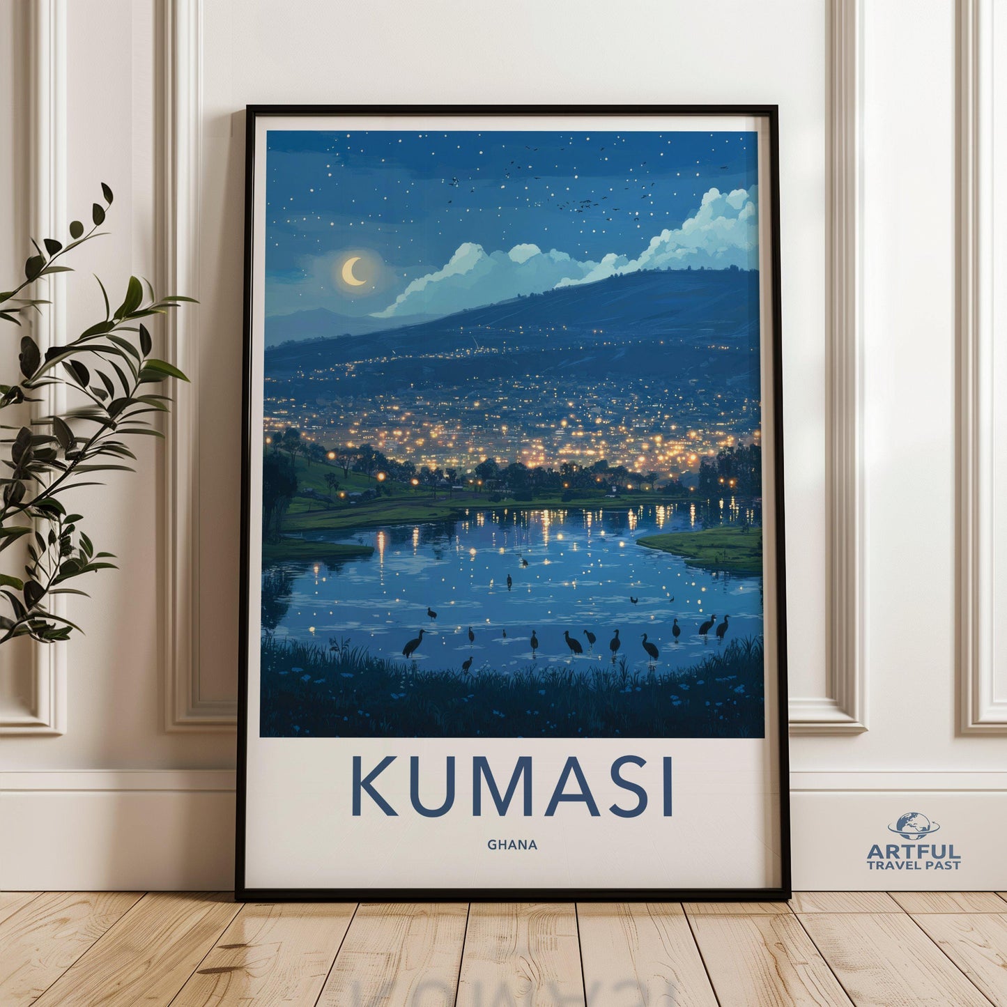 Kumasi Poster - Ghana Wall Art
