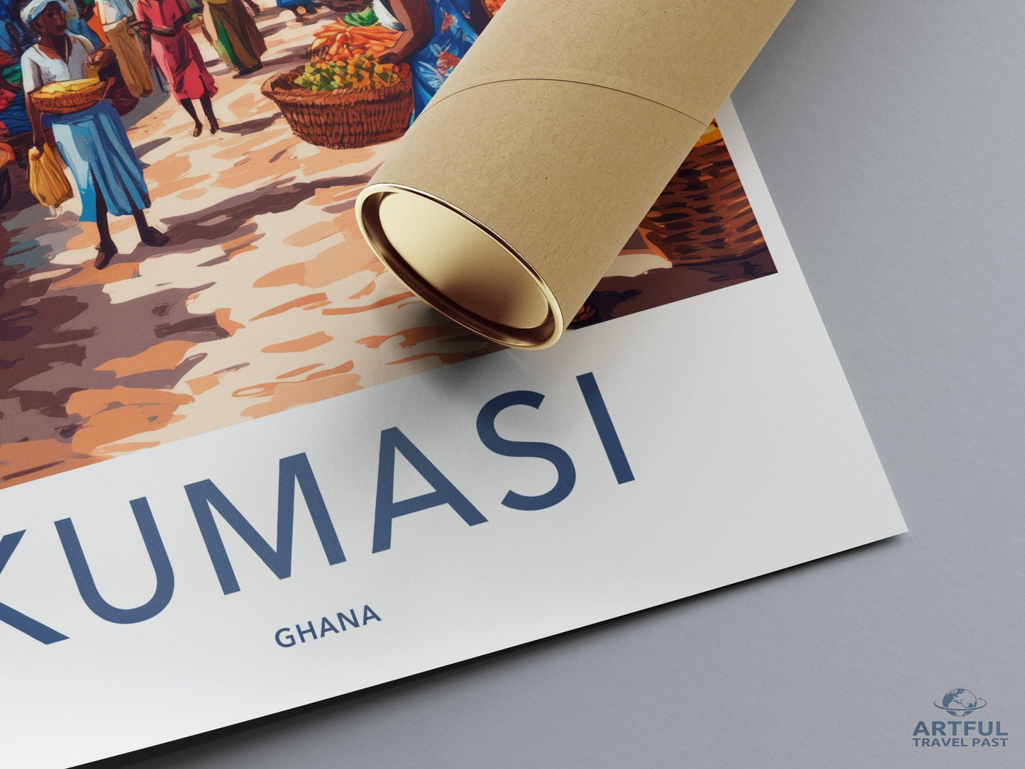 Kumasi Poster - Ghana Wall Art