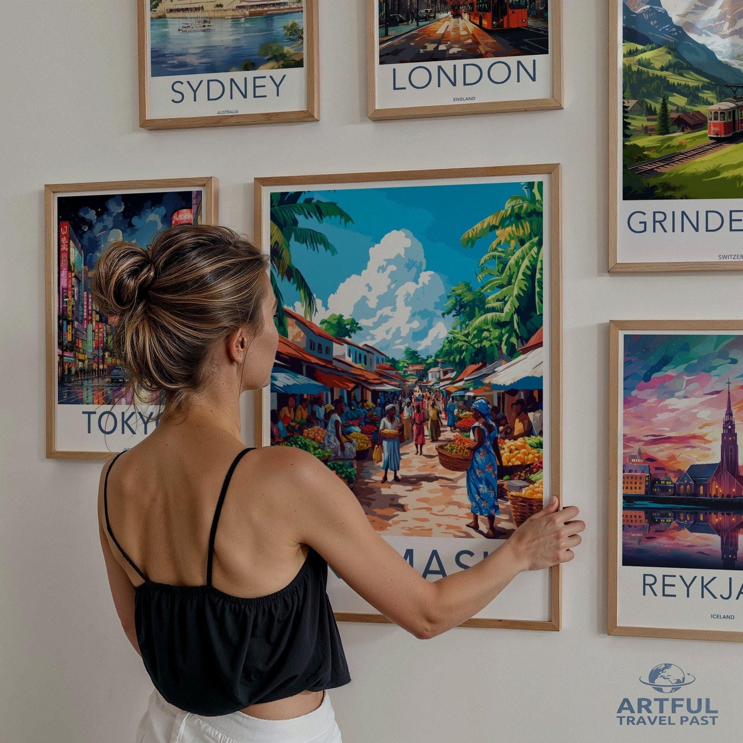 Kumasi Poster - Ghana Wall Art