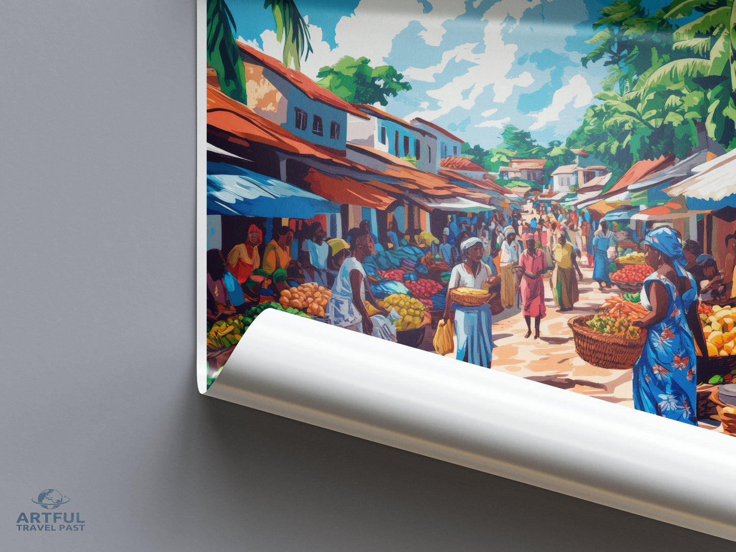Kumasi Poster - Ghana Wall Art