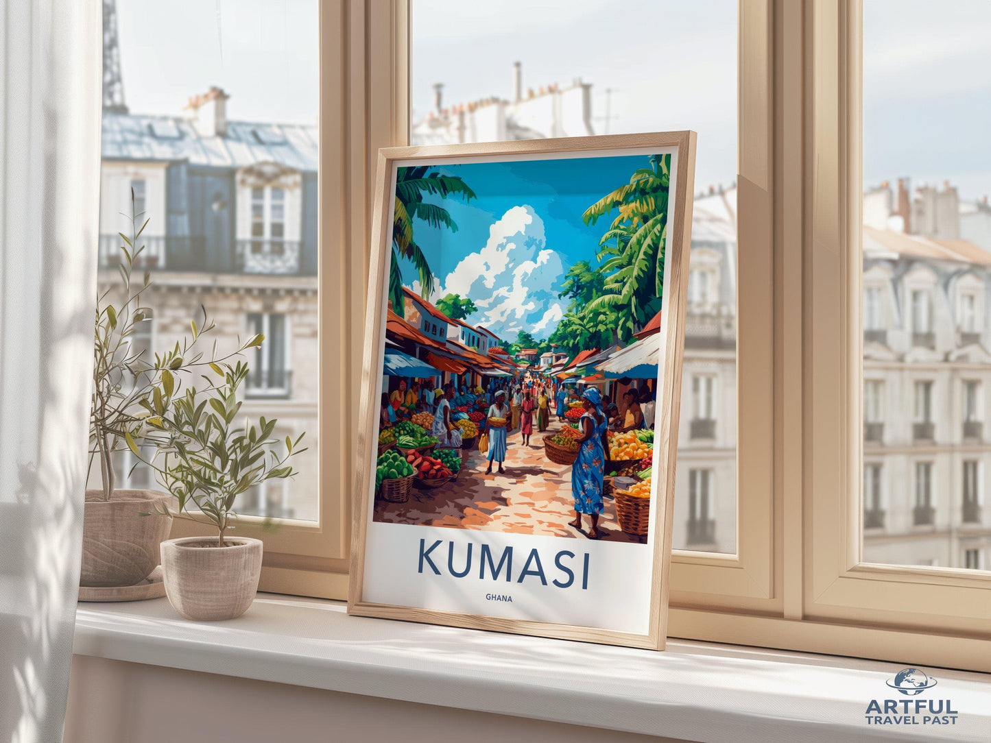 Kumasi Poster - Ghana Wall Art