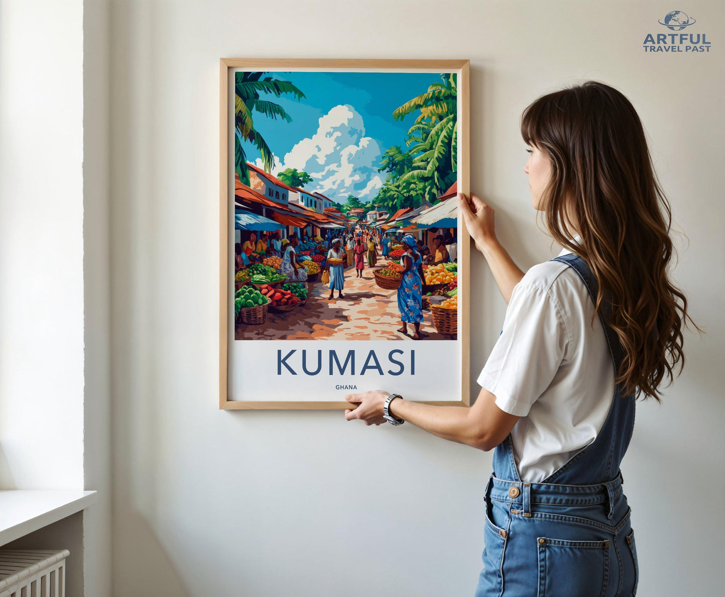 Kumasi Poster - Ghana Wall Art