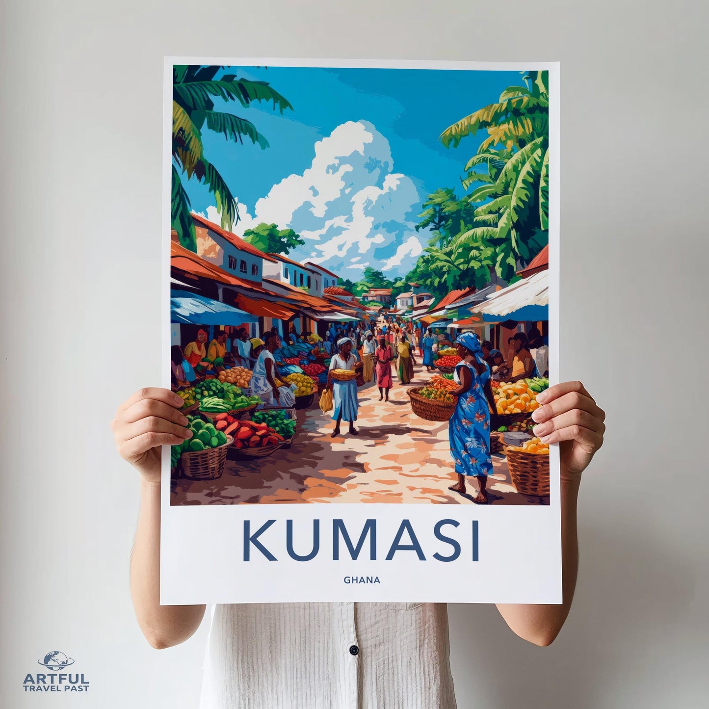 Kumasi Poster - Ghana Wall Art