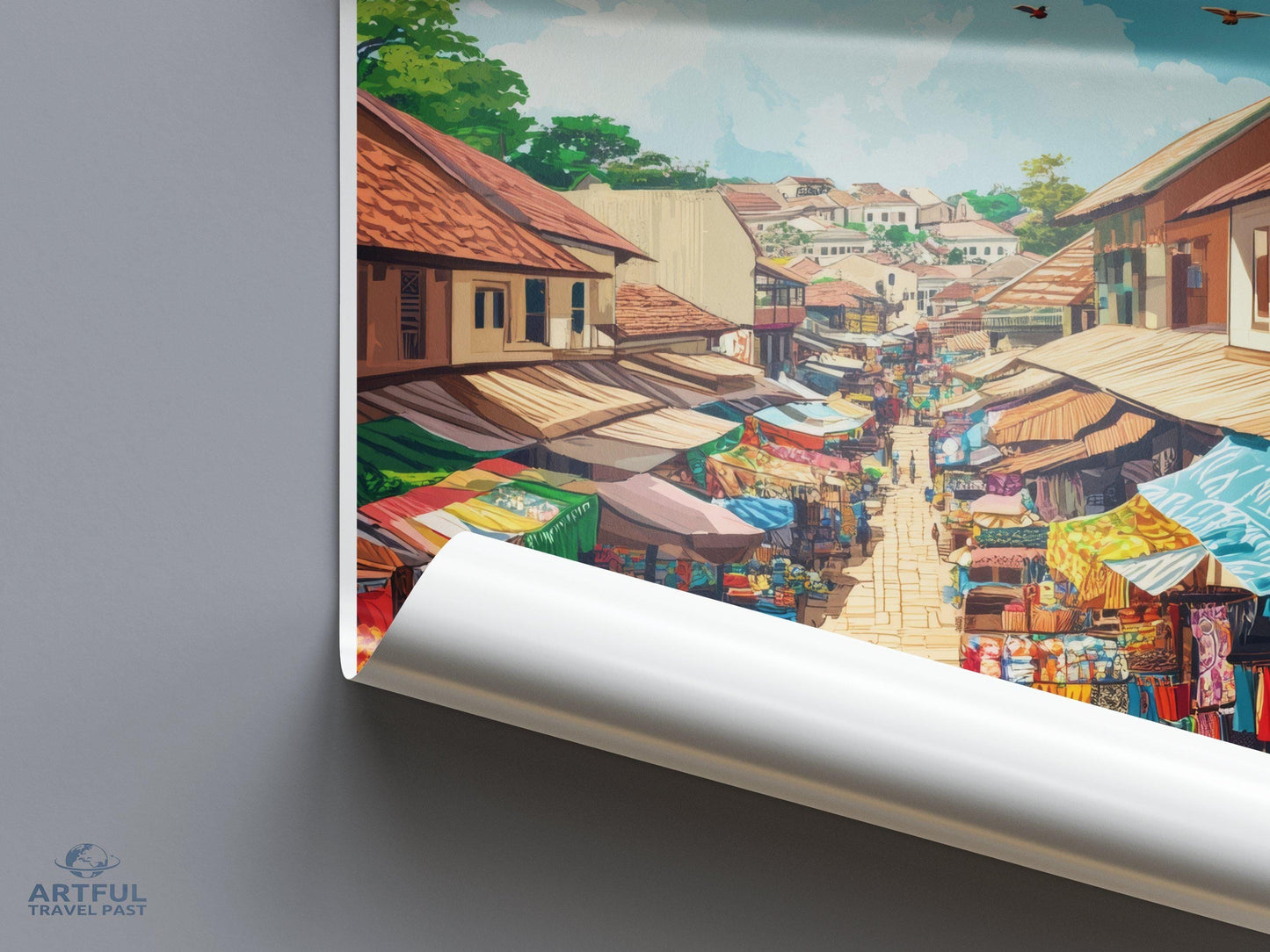 Kumasi Poster - Ghana Wall Art