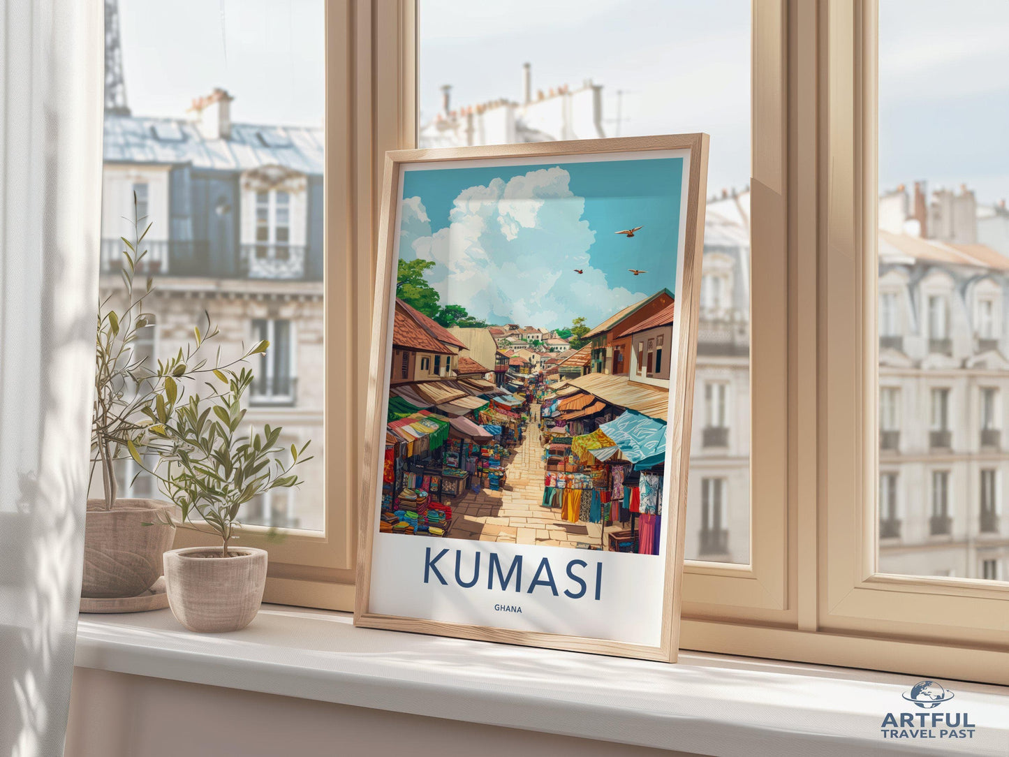 Kumasi Poster - Ghana Wall Art