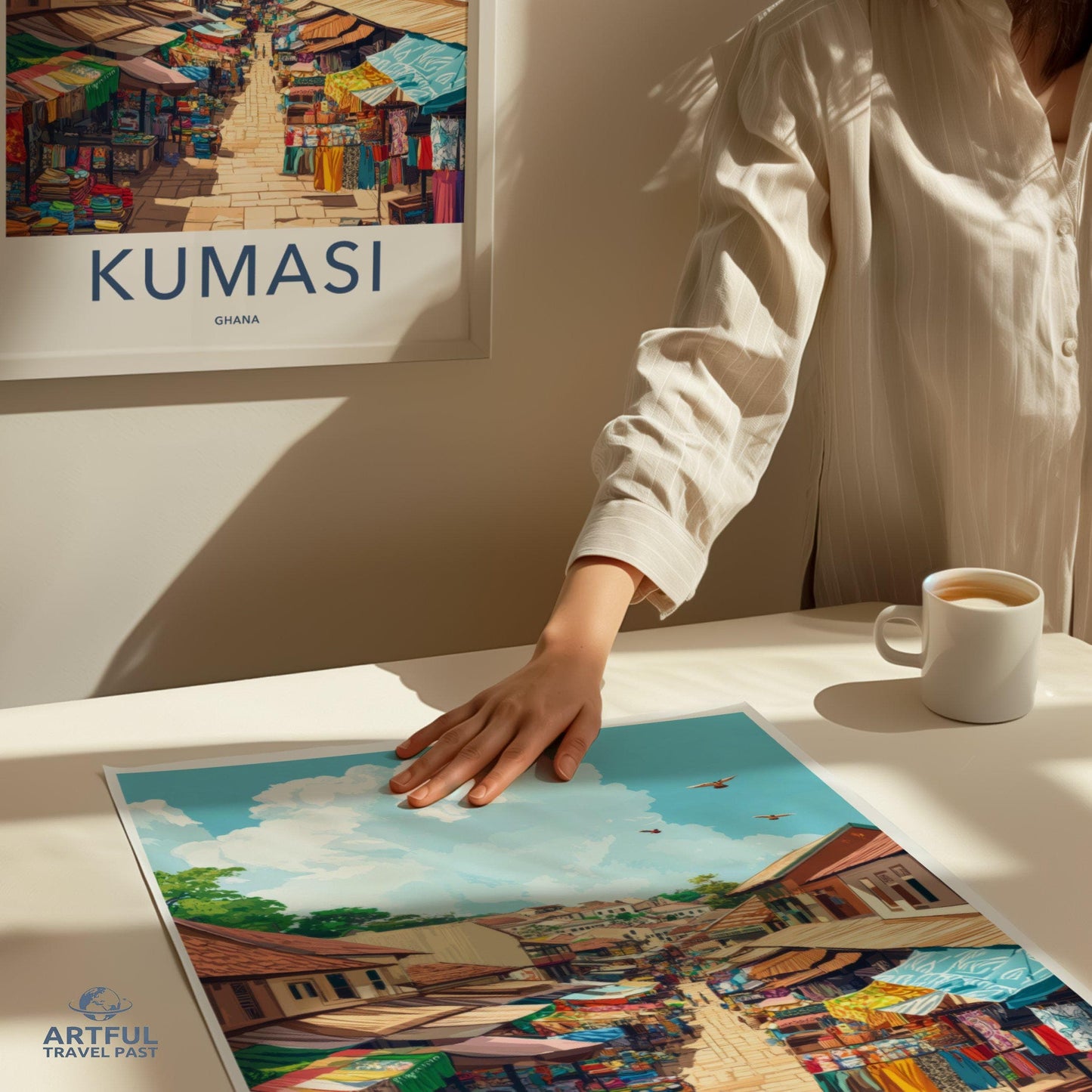 Kumasi Poster - Ghana Wall Art