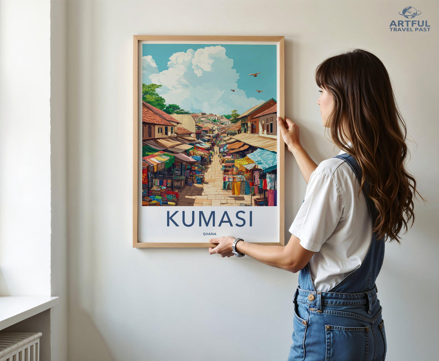 Kumasi Poster - Ghana Wall Art