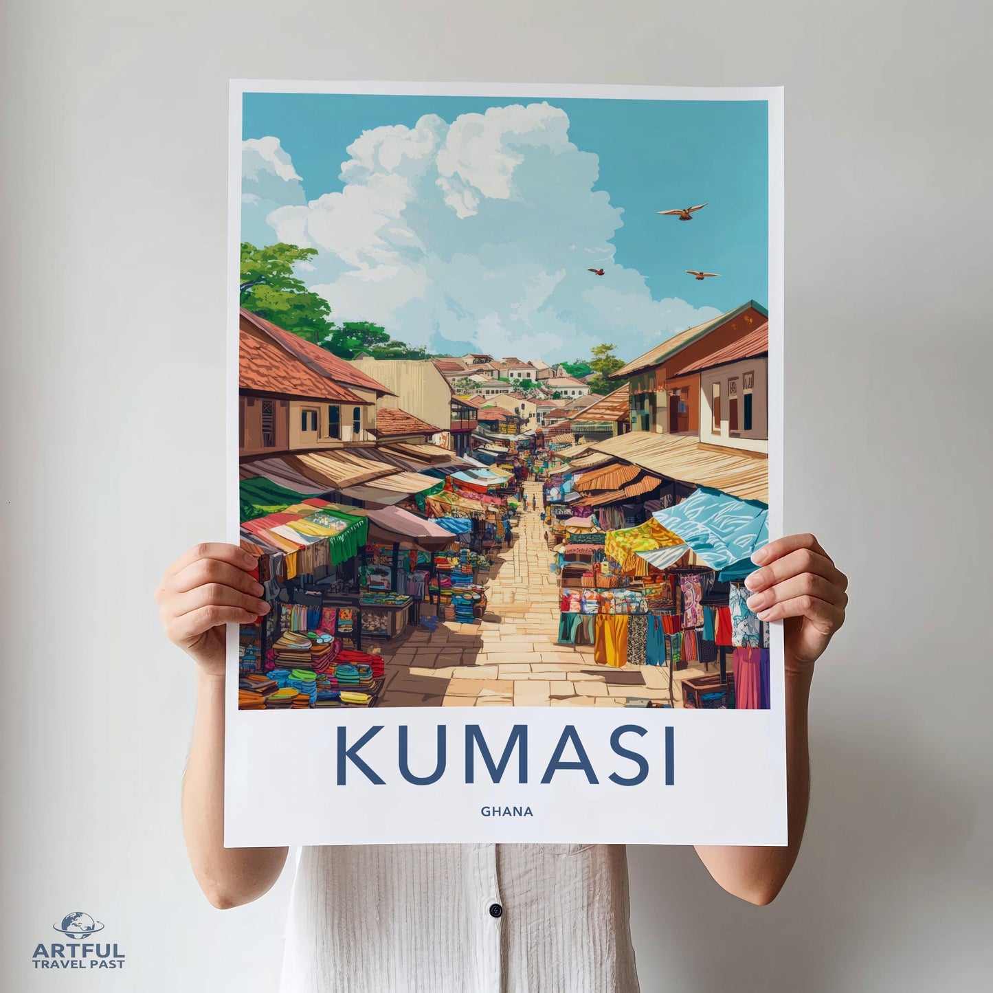 Kumasi Poster - Ghana Wall Art