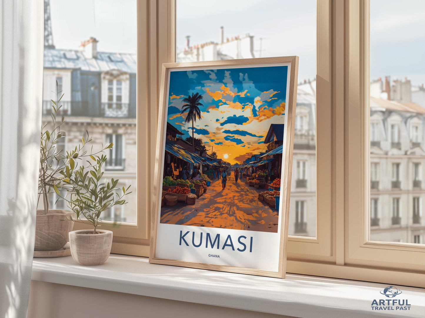 Kumasi Poster - Ghana Wall Art