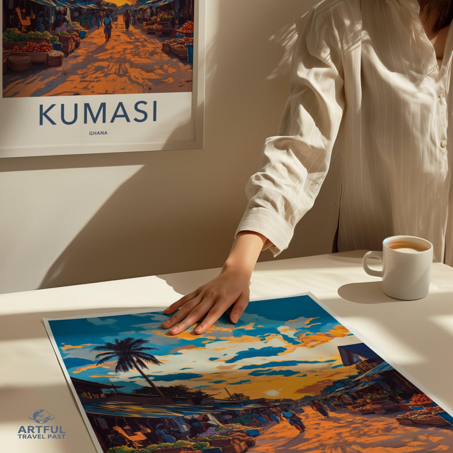 Kumasi Poster - Ghana Wall Art