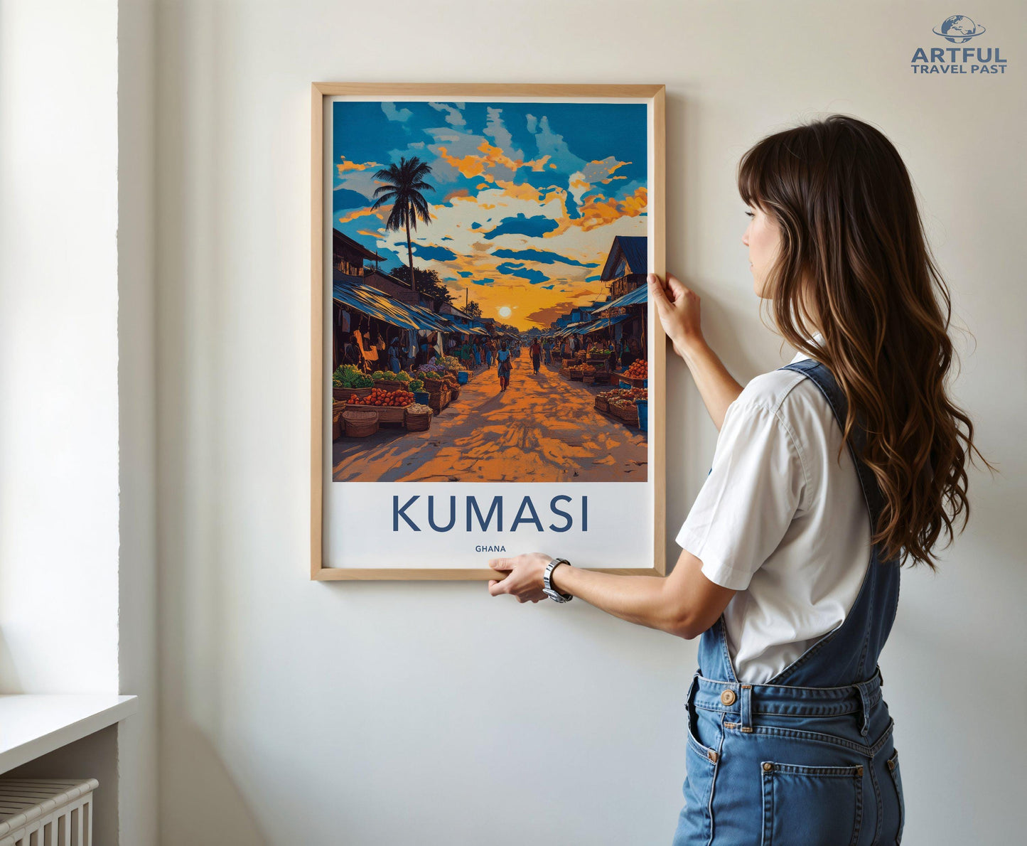 Kumasi Poster - Ghana Wall Art