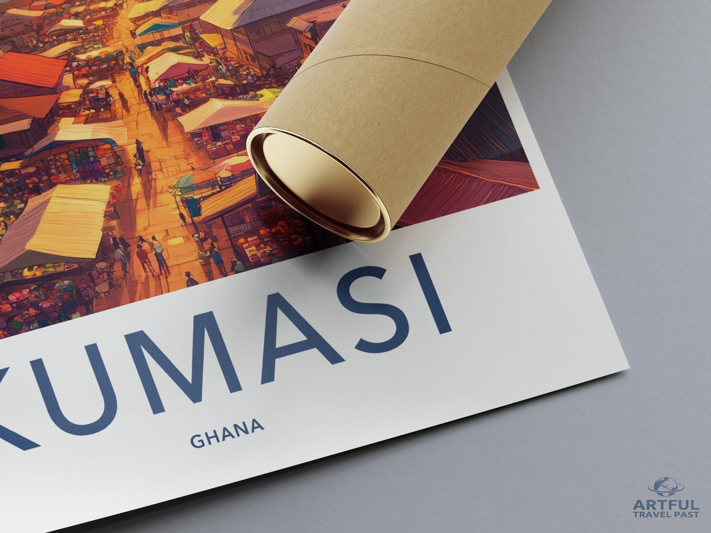 Kumasi Poster | Ghana Wall Art | Africa Decor