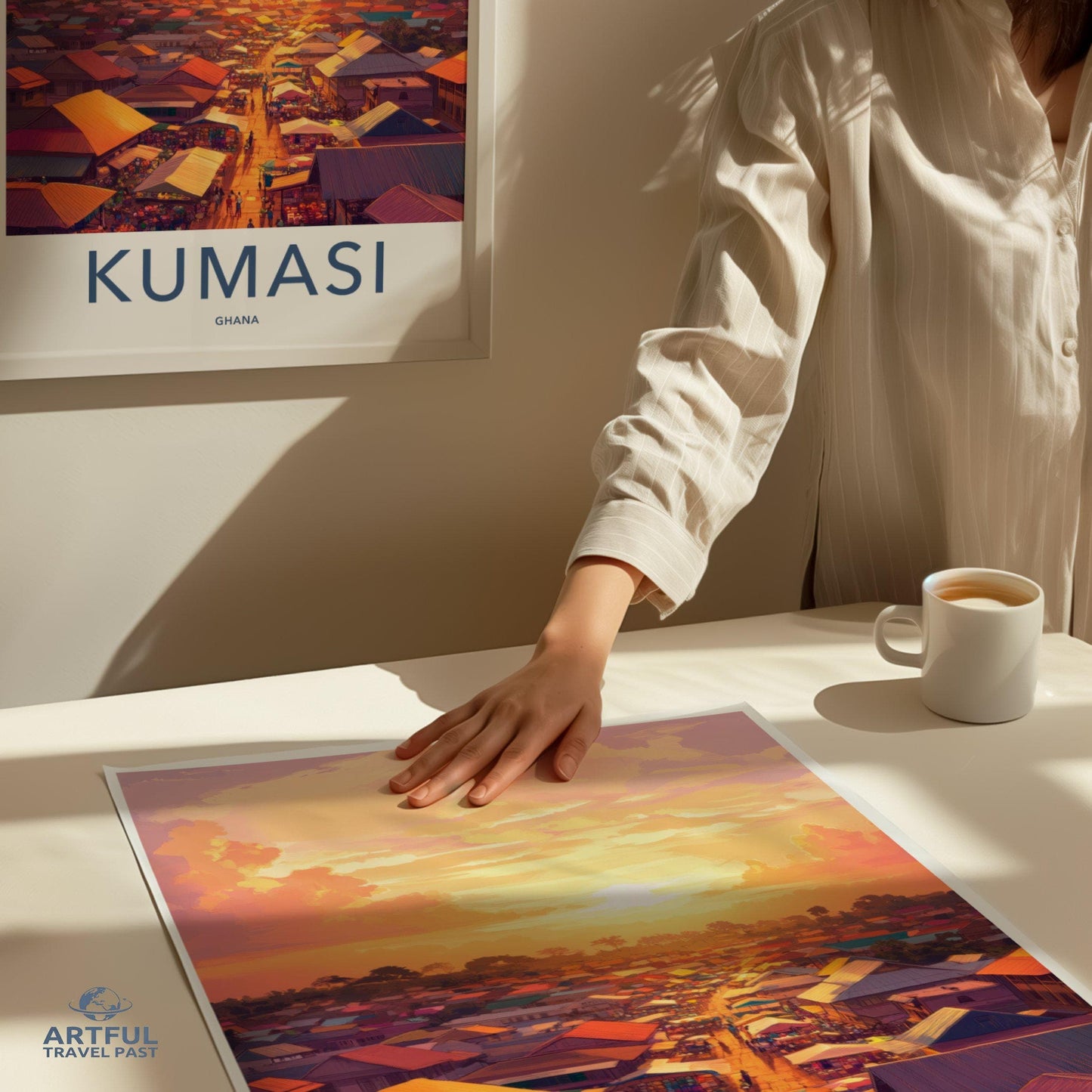 Kumasi Poster | Ghana Wall Art | Africa Decor