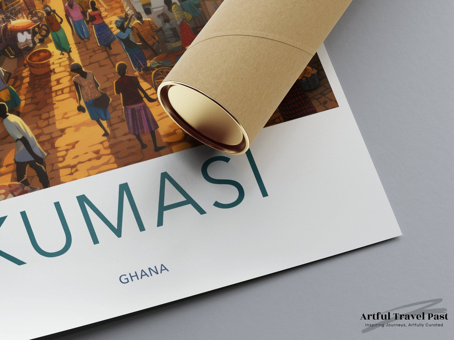 Kumasi Poster | Ghana Wall Art | Africa Decor