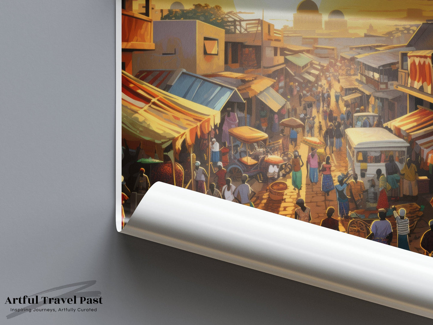 Kumasi Poster | Ghana Wall Art | Africa Decor