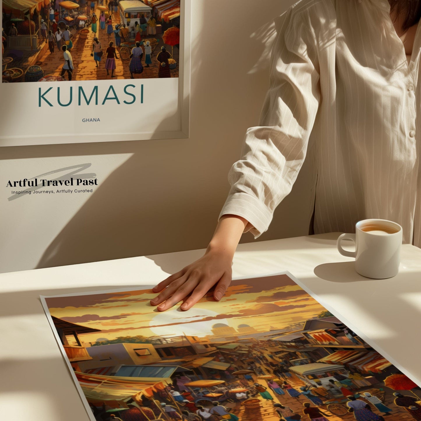 Kumasi Poster | Ghana Wall Art | Africa Decor