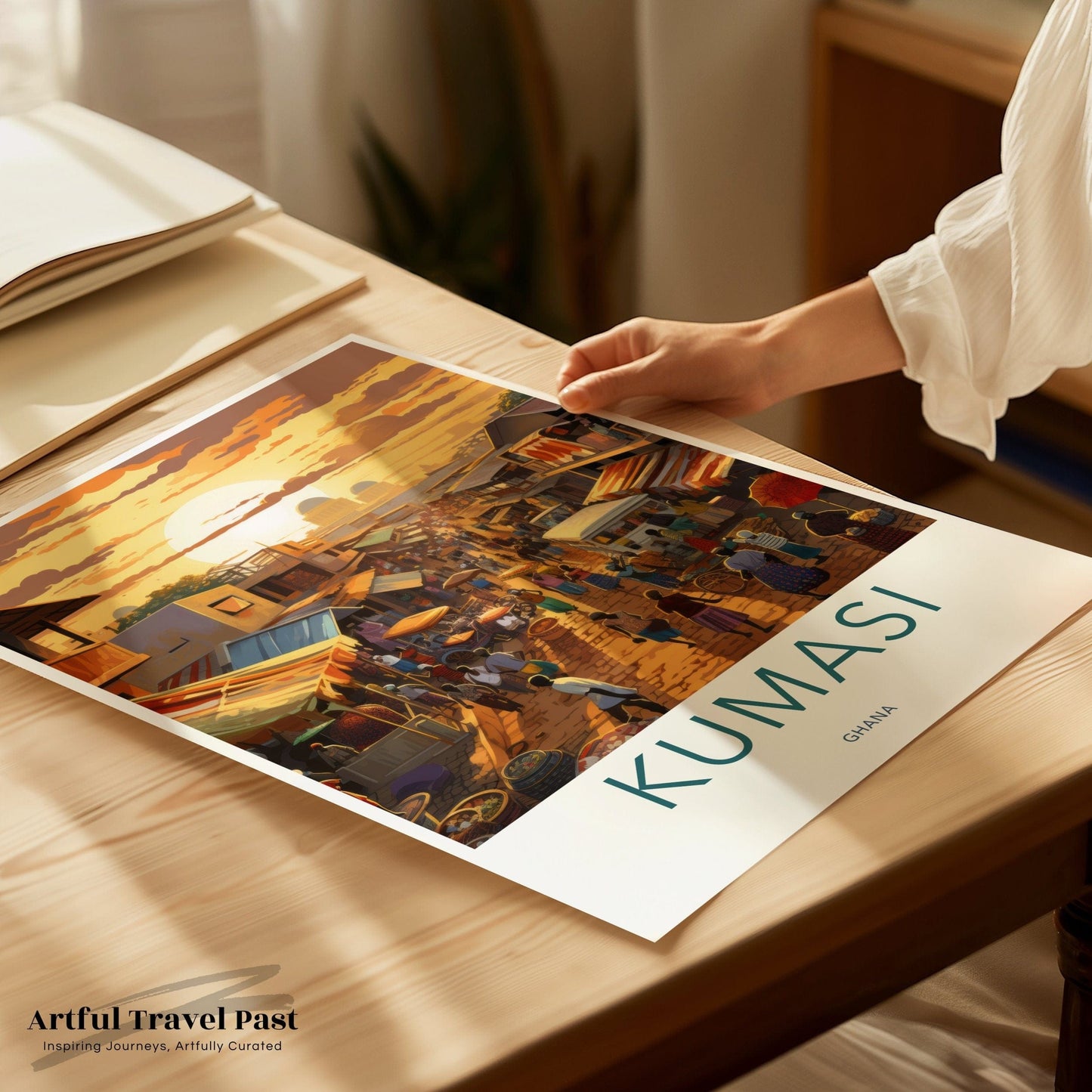 Kumasi Poster | Ghana Wall Art | Africa Decor