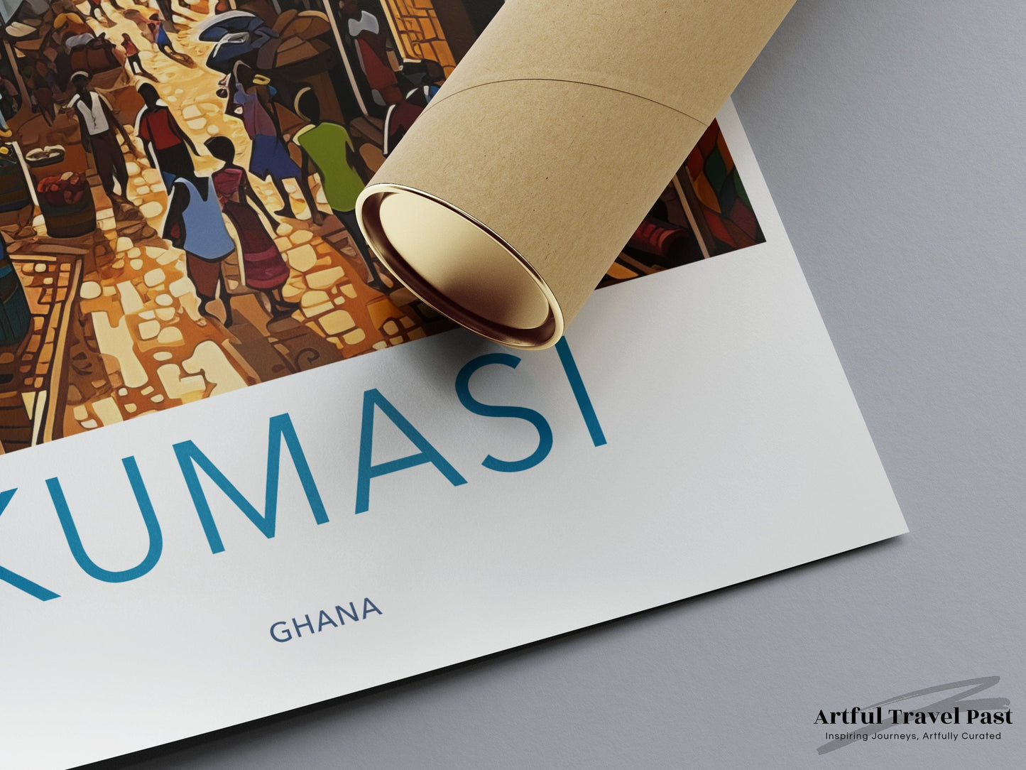 Kumasi Poster | Ghana Wall Art | Africa Decor