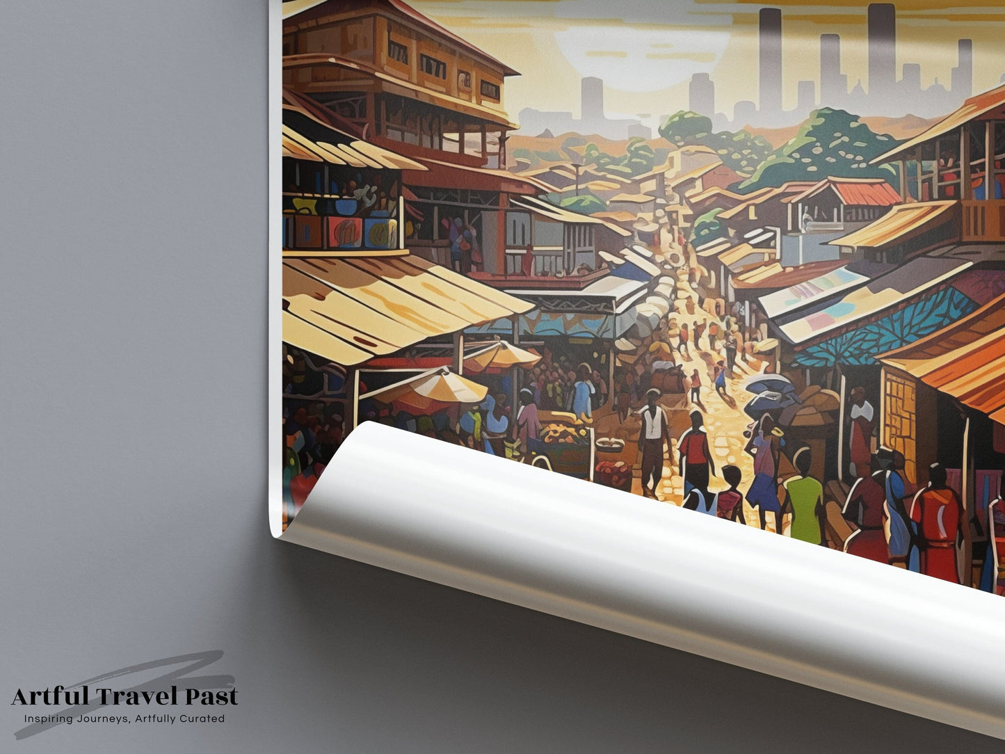 Kumasi Poster | Ghana Wall Art | Africa Decor