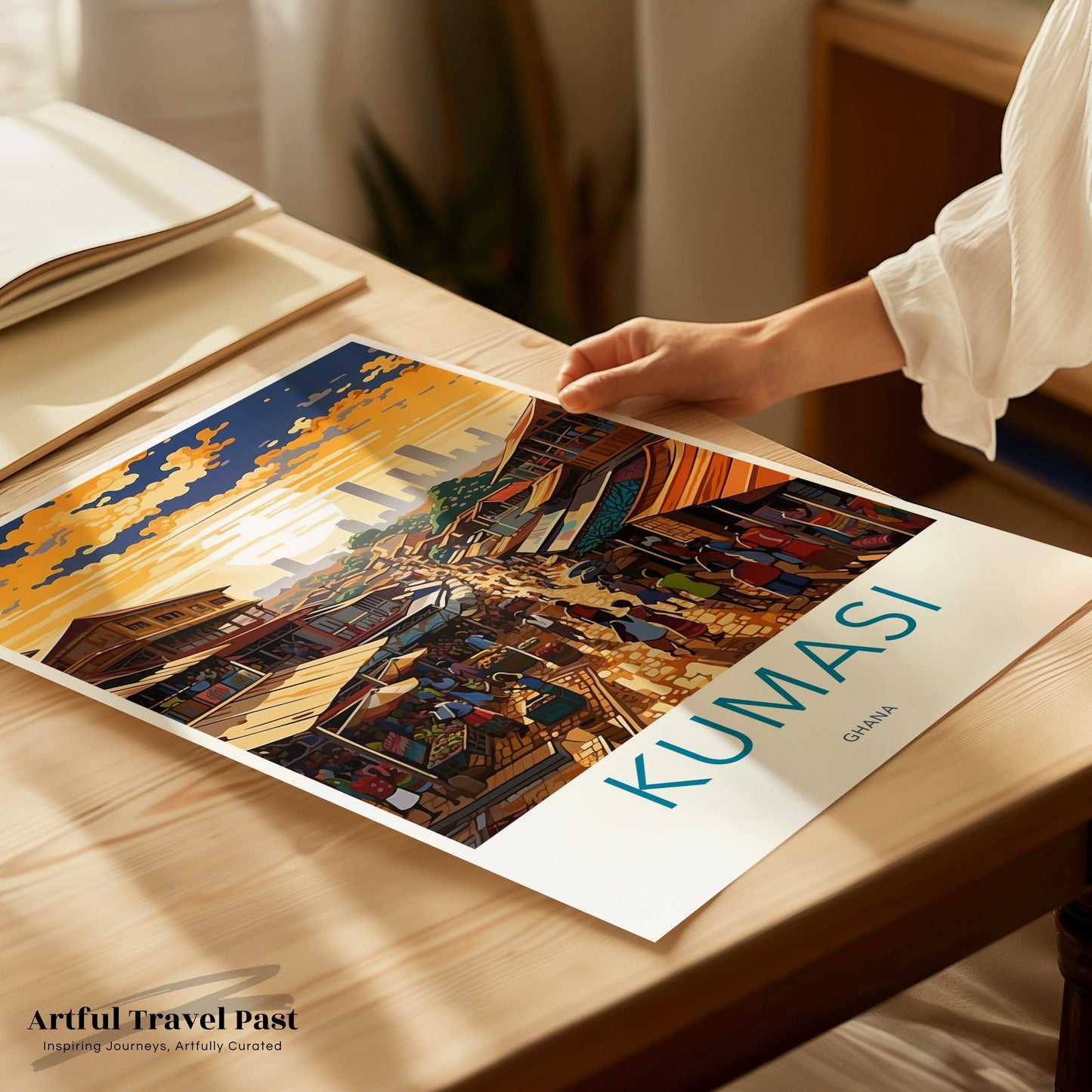 Kumasi Poster | Ghana Wall Art | Africa Decor