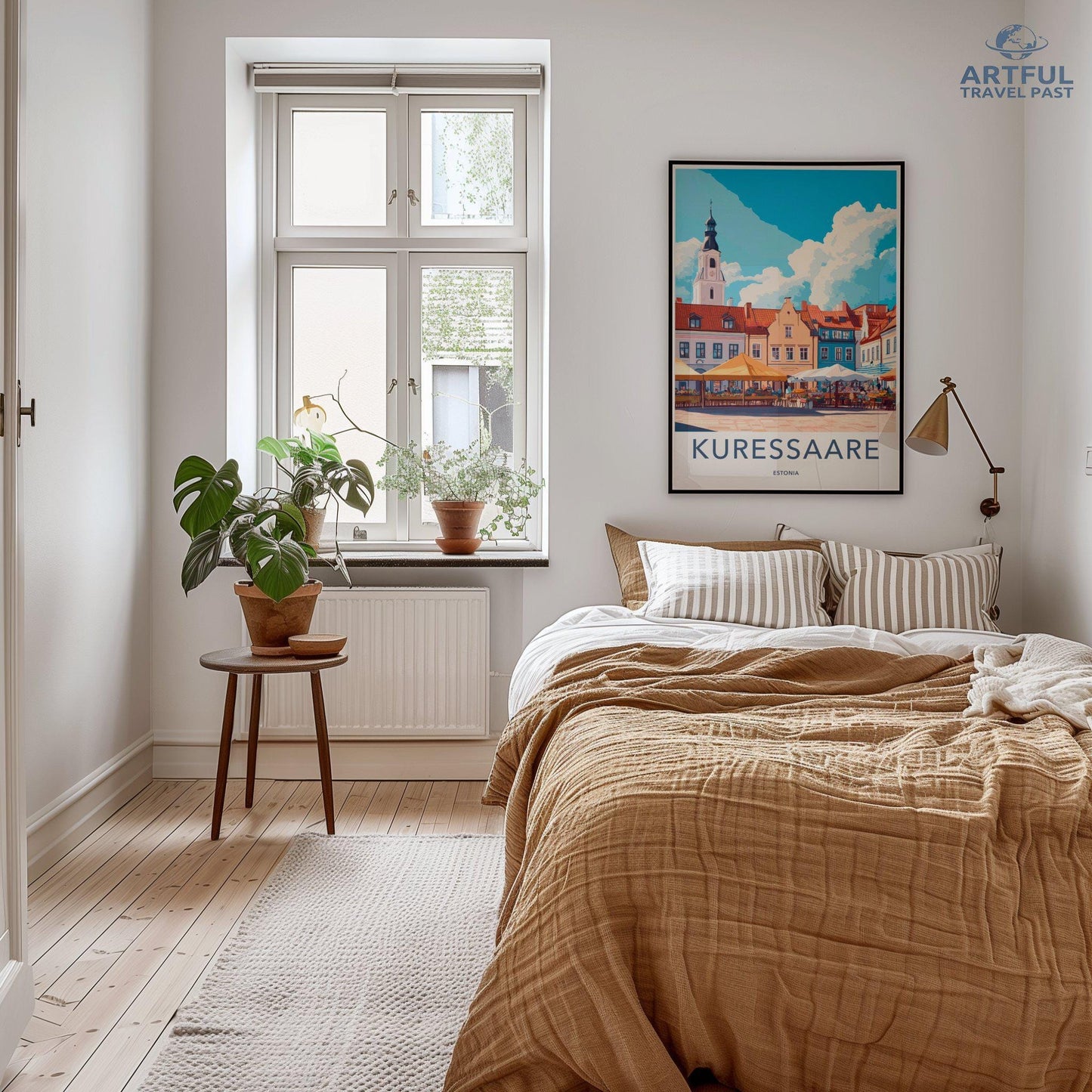 Kuressaare Poster | Estonia Wall Art | Baltic Decor