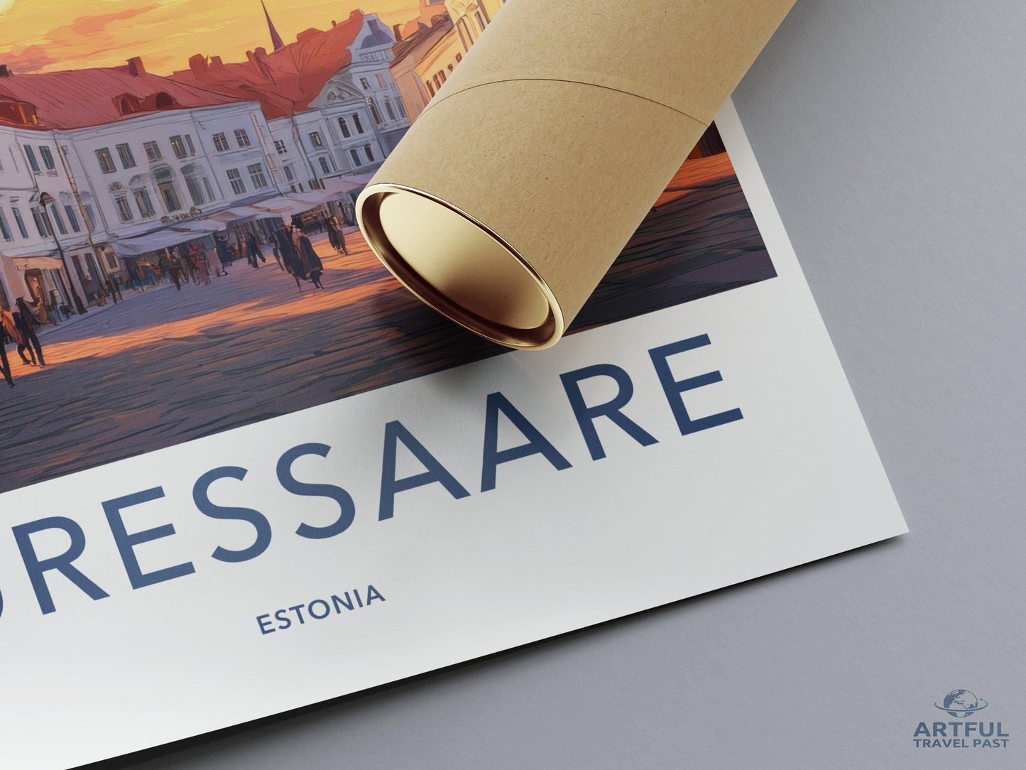 Kuressaare Poster | Estonia Wall Art | Baltic Decor