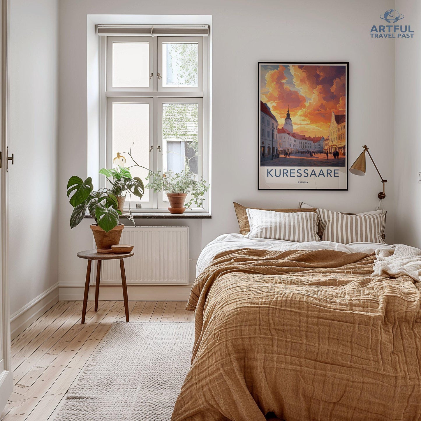 Kuressaare Poster | Estonia Wall Art | Baltic Decor