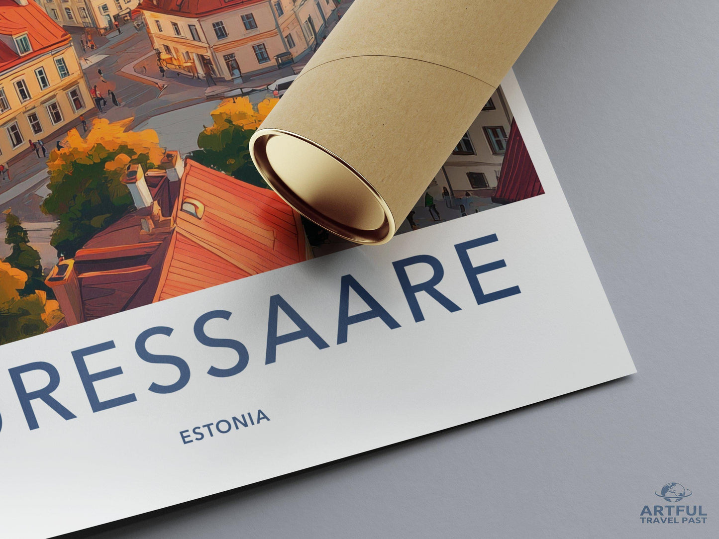 Kuressaare Poster | Estonia Wall Art | Europe Decor
