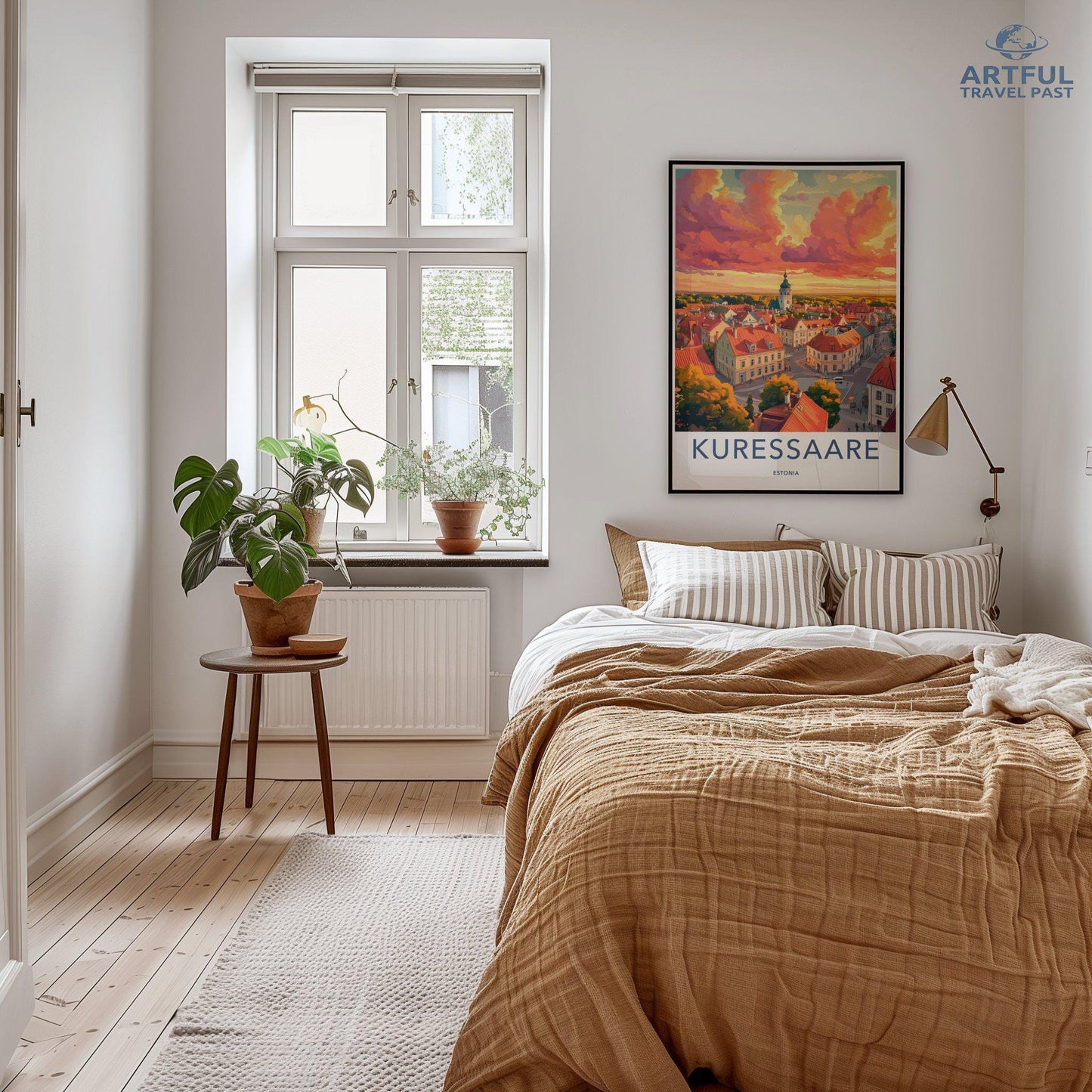 Kuressaare Poster | Estonia Wall Art | Europe Decor