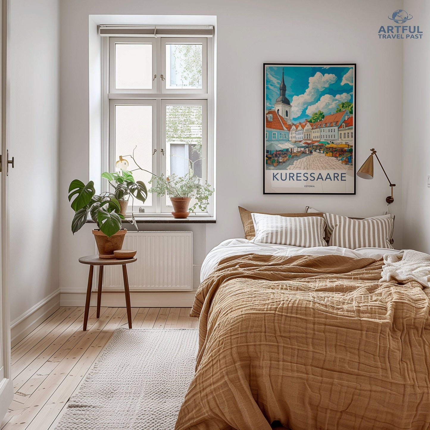 Kuressaare Poster | Estonia Wall Art | Europe Decor