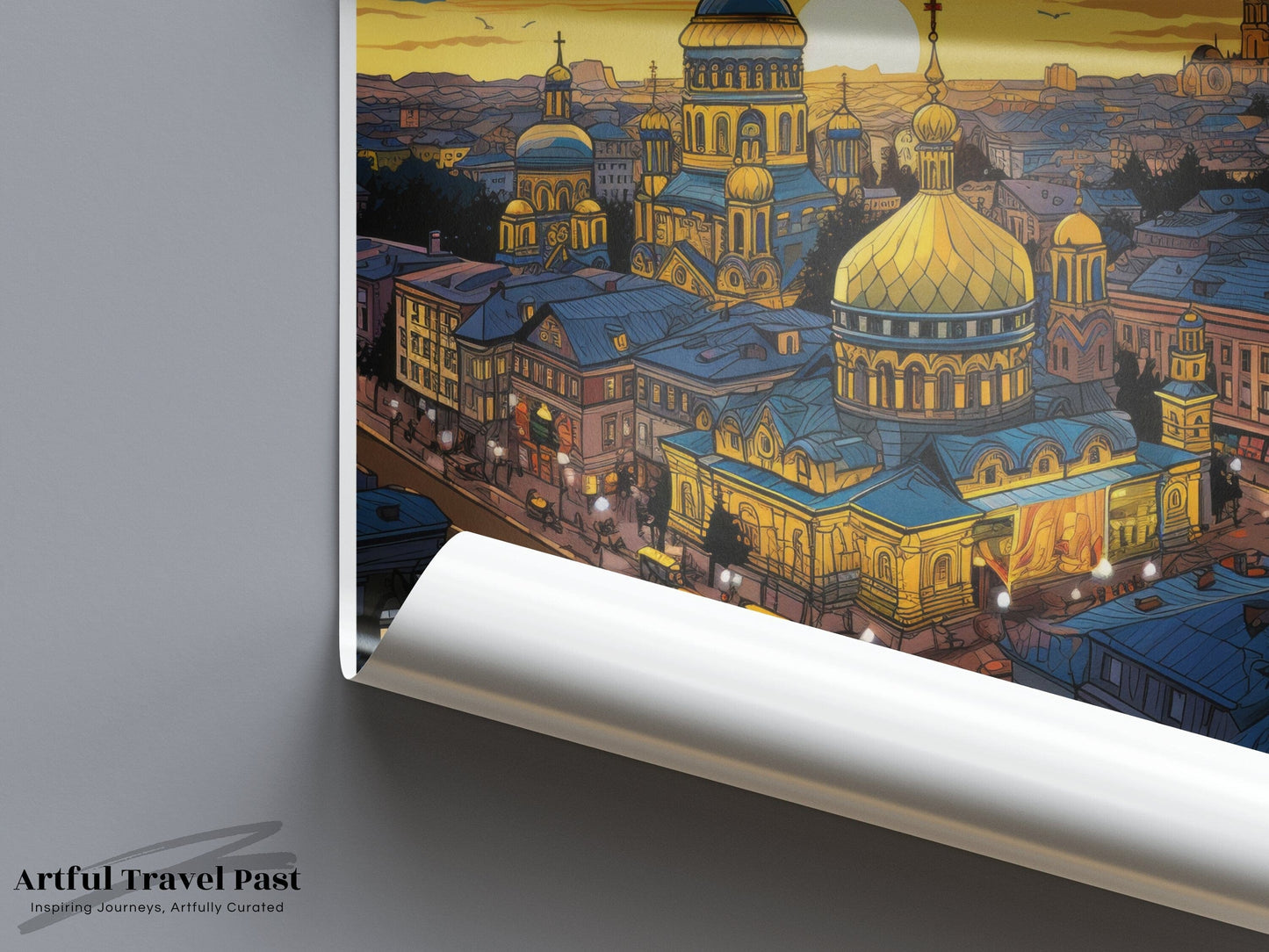 Kyiv Poster | Ukraine Wall Art | Eastern Europe Decor