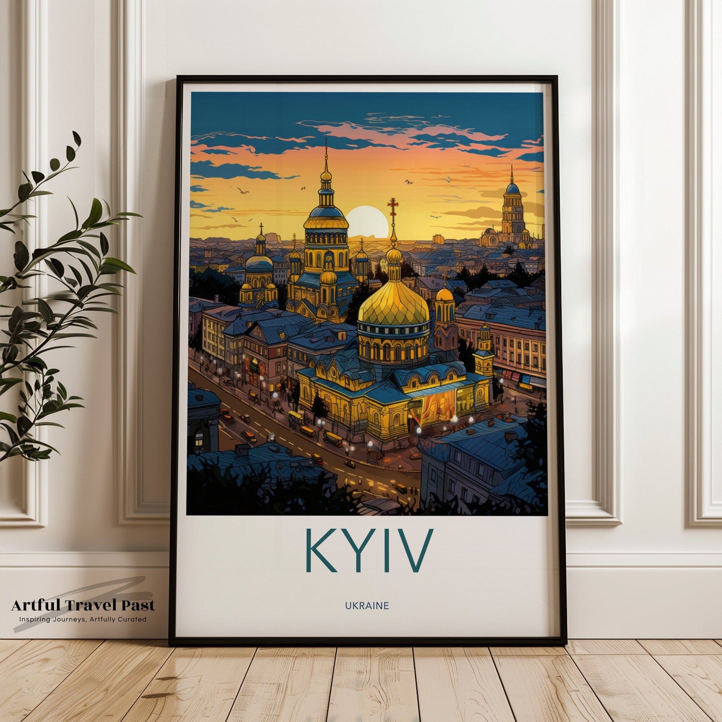 Kyiv Poster | Ukraine Wall Art | Eastern Europe Decor