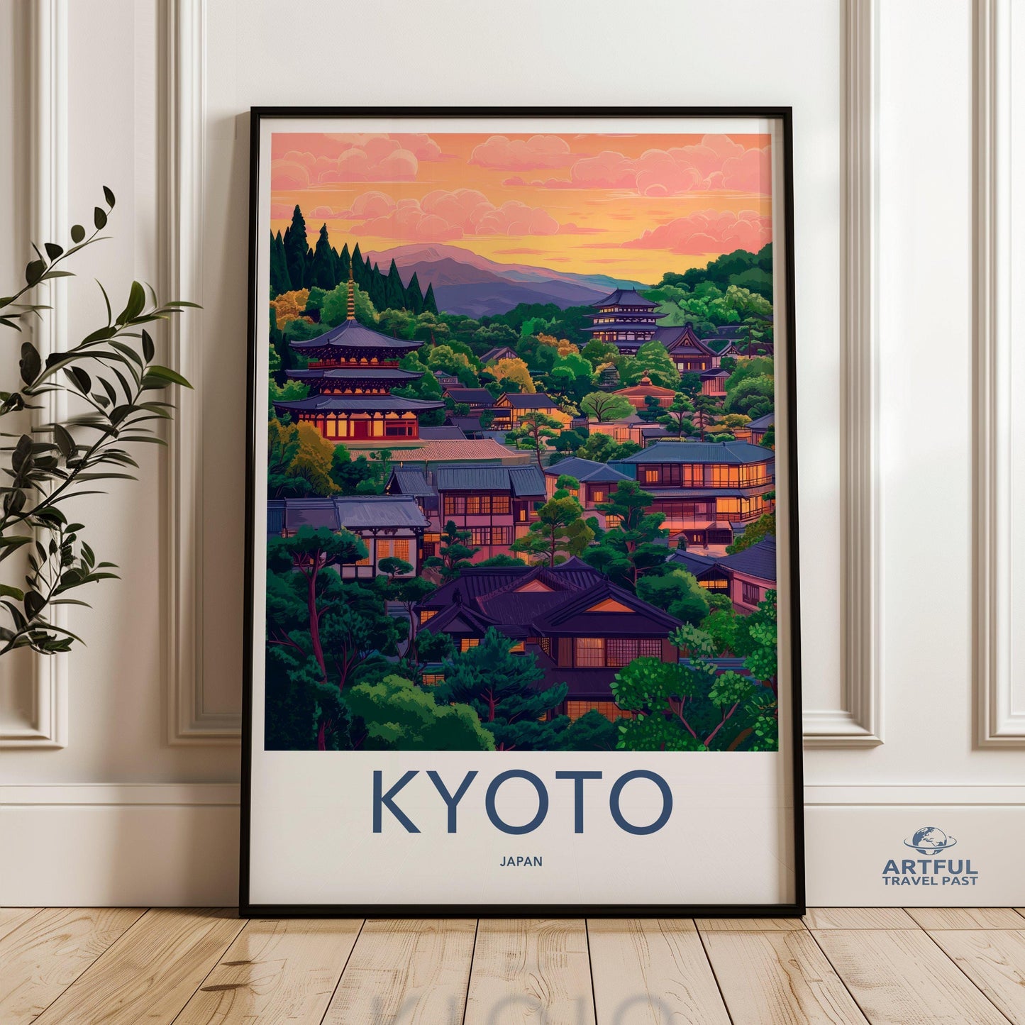 Kyoto Poster | Japan Wall Art | Asia Decor