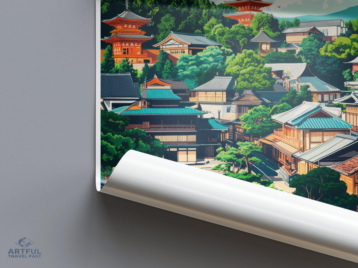 Kyoto Poster | Japan Wall Art | Asia Decor