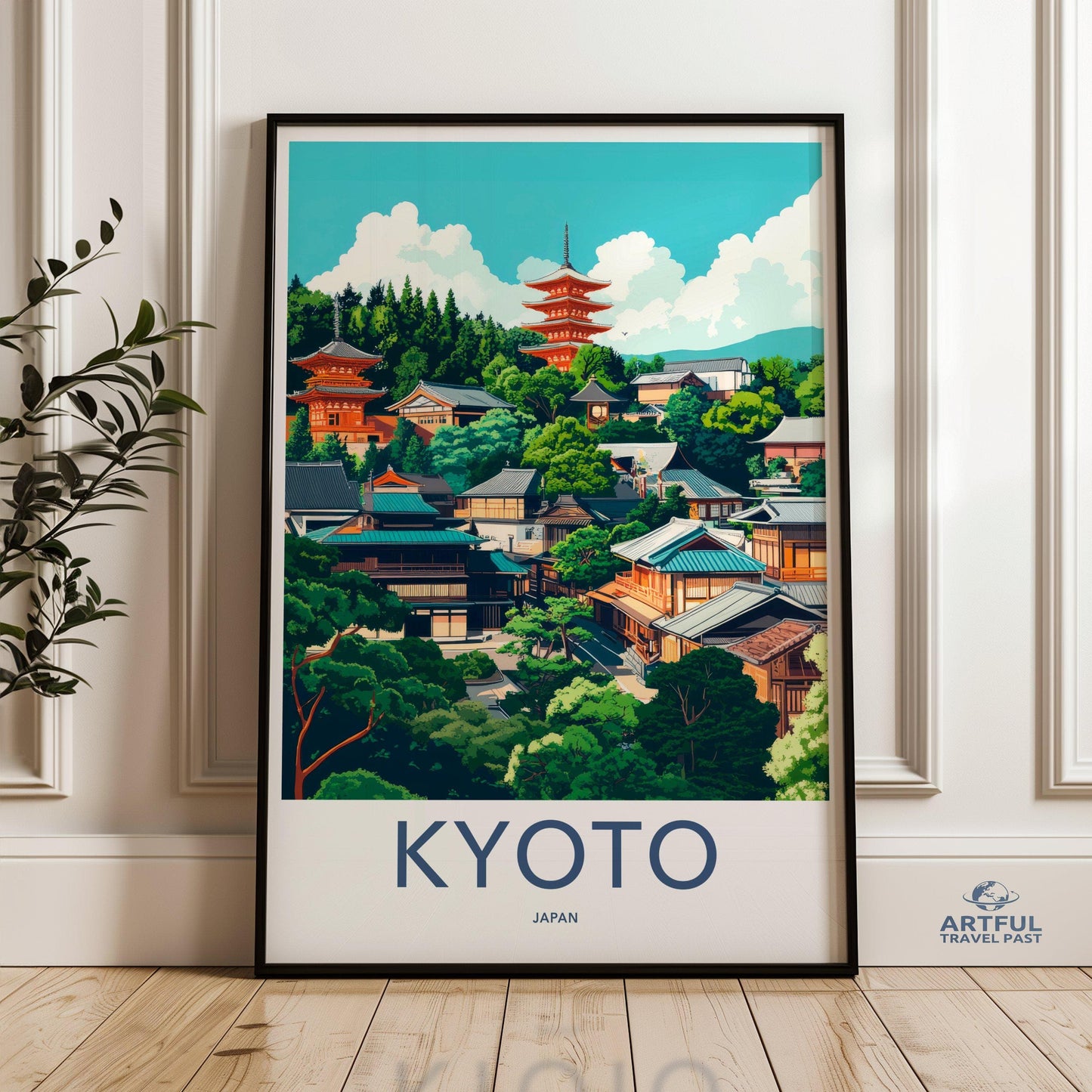 Kyoto Poster | Japan Wall Art | Asia Decor