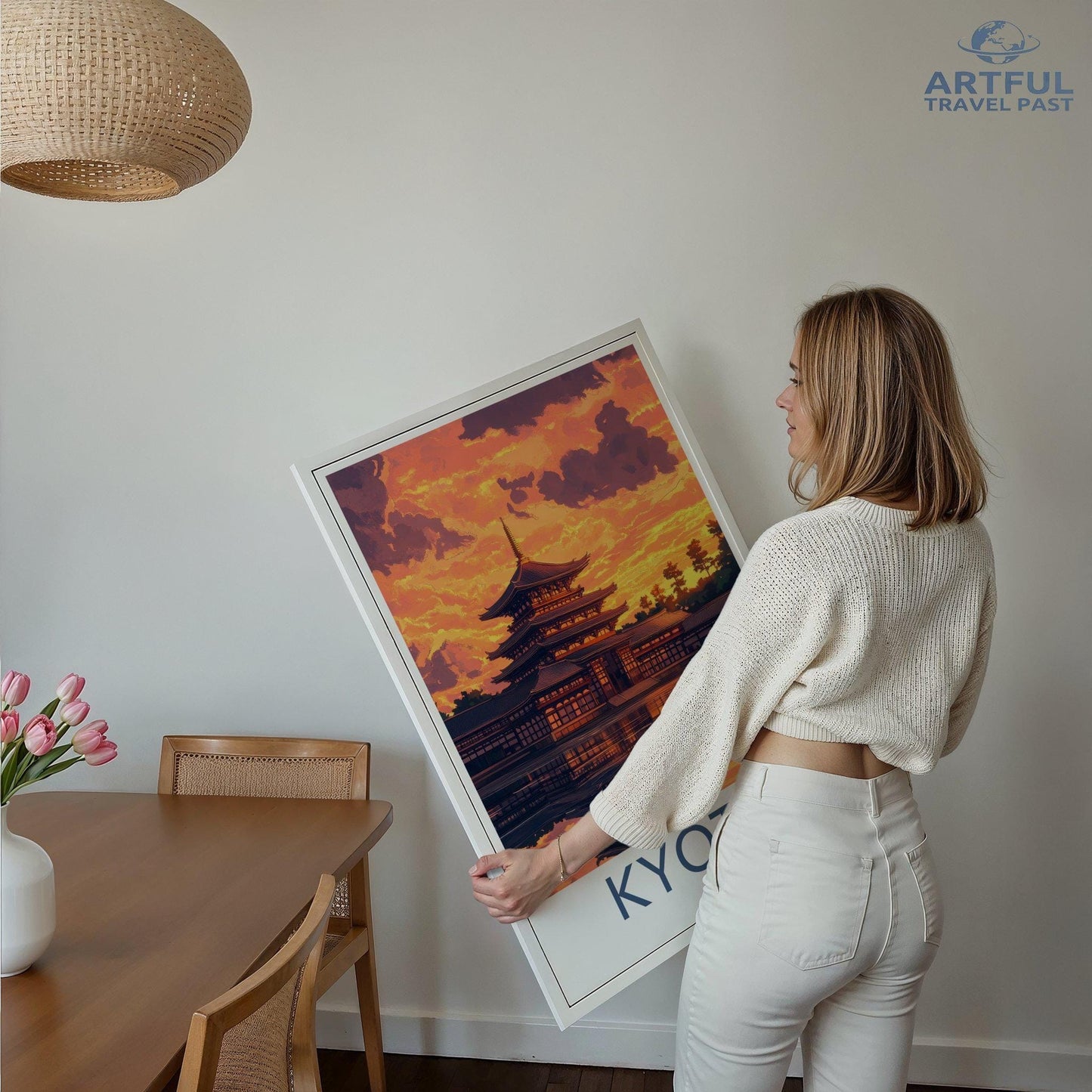 Kyoto Temple Poster | Japan Wall Art | Asia Decor