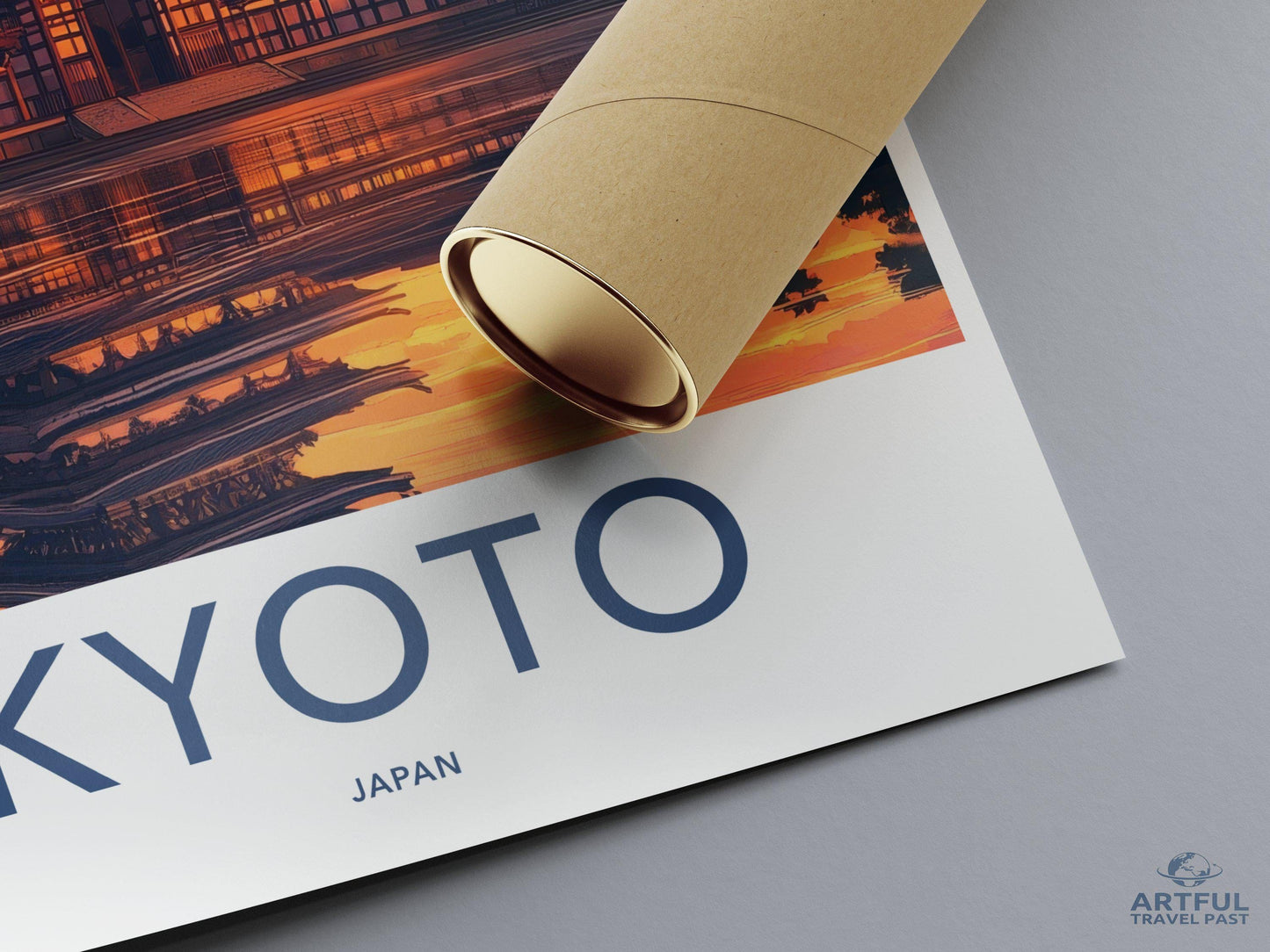 Kyoto Temple Poster | Japan Wall Art | Asia Decor